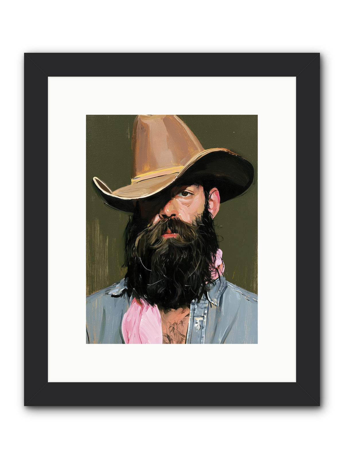 Beau with a Bow REZ — Beau-with-a-Bow_REZ-9x12-Framed-Print-Black.jpg