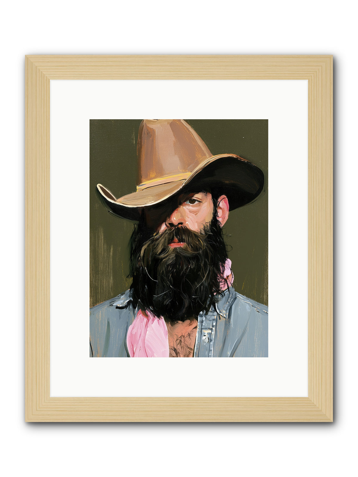Beau with a Bow REZ — Beau-with-a-Bow_REZ-9x12-Framed-Print-Natural.jpg
