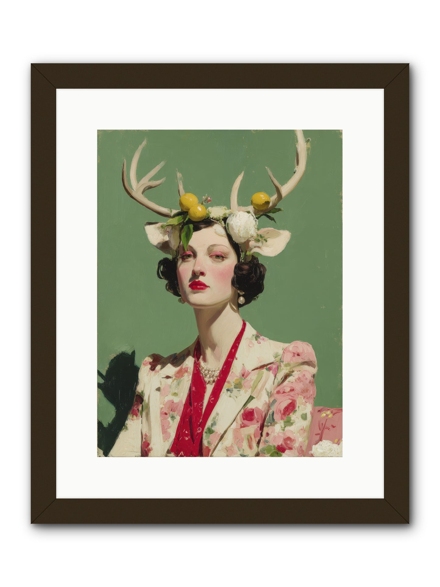 Beauty Required Imagination -- Framed Print - Black 12x16