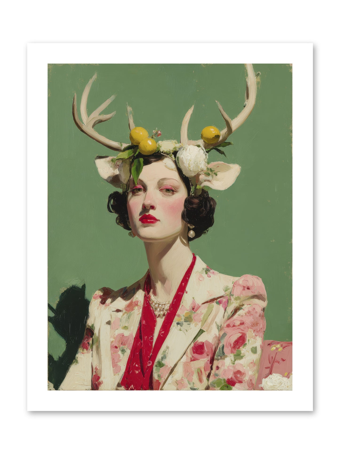 Beauty Required Imagination -- Loose Canvas Print 12x16