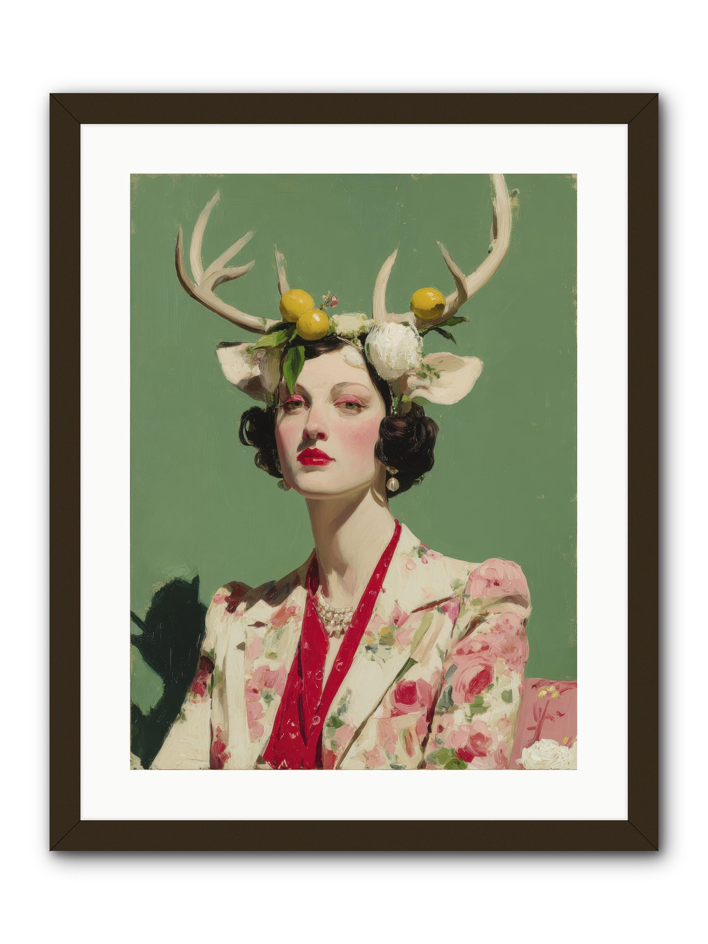 Beauty Required Imagination -- Framed Print - Black 18x24