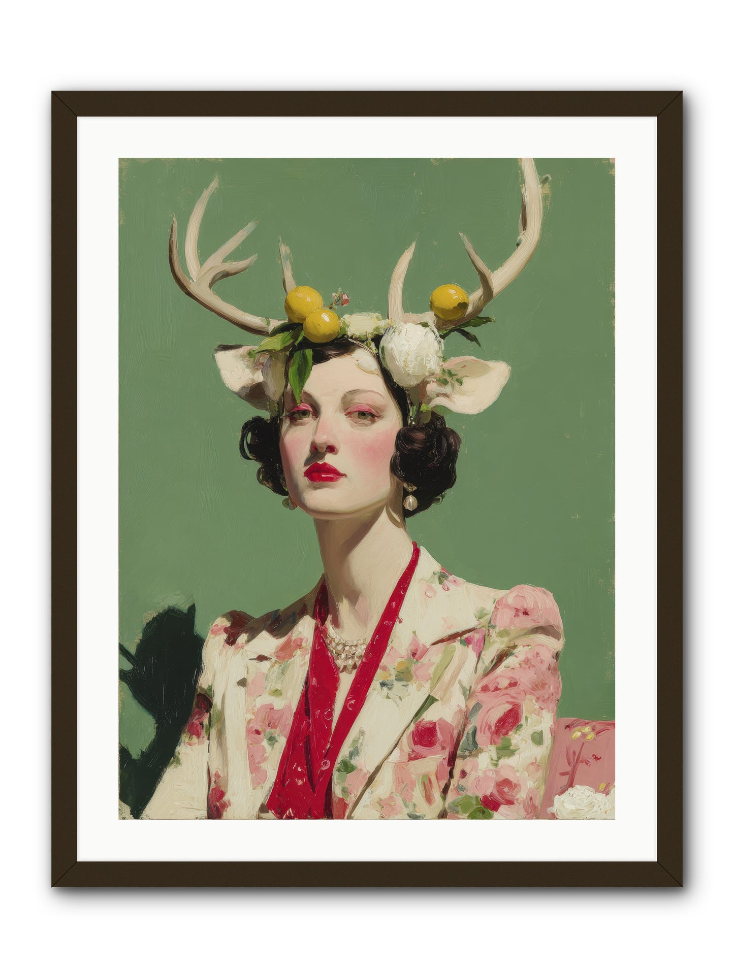Beauty Required Imagination -- Framed Print - Black 24x32