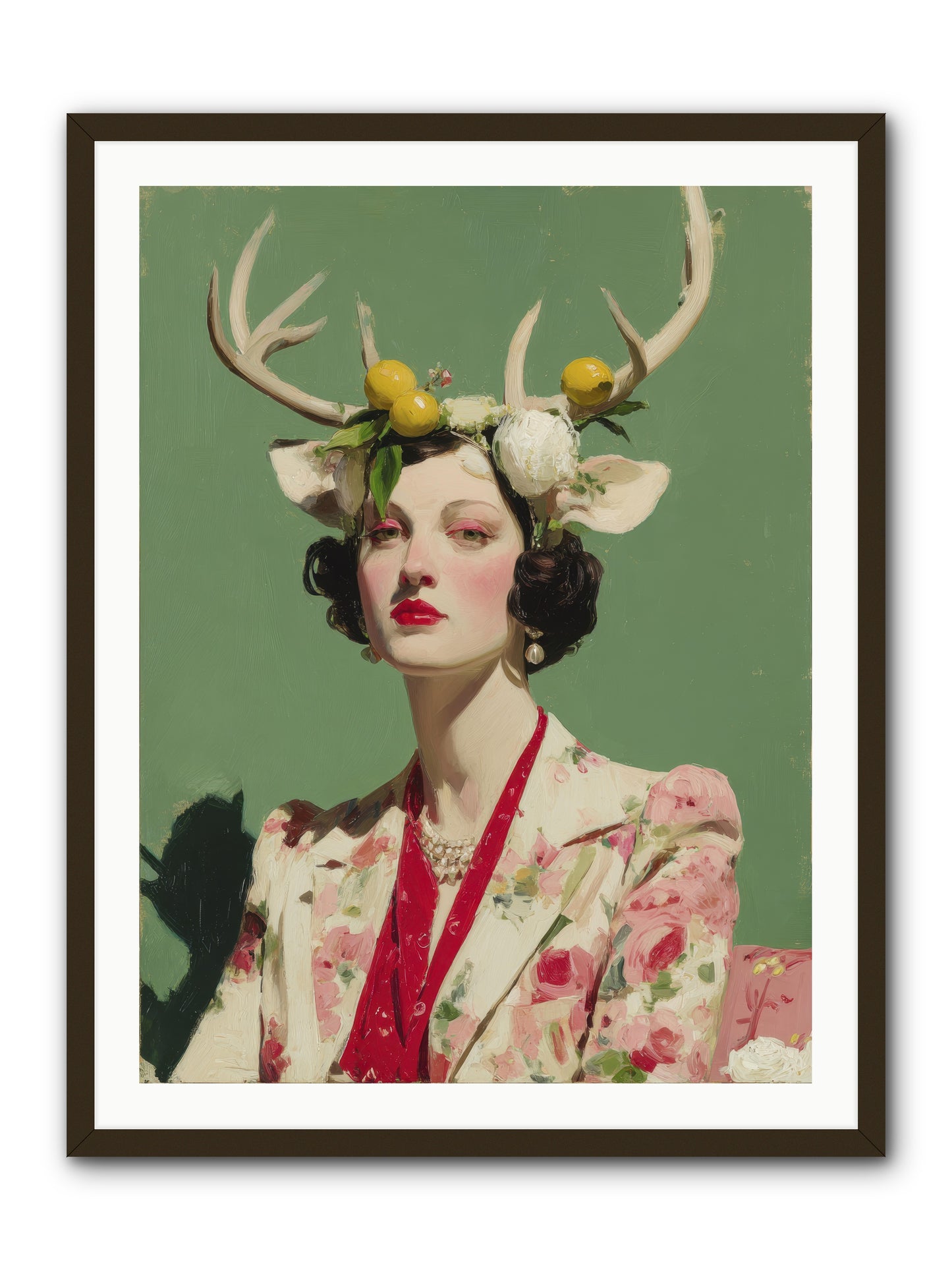Beauty Required Imagination -- Framed Print - Black 30x40