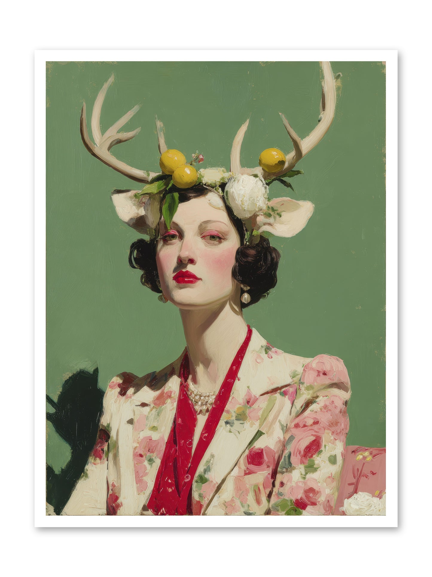 Beauty Required Imagination -- Loose Canvas Print 30x40