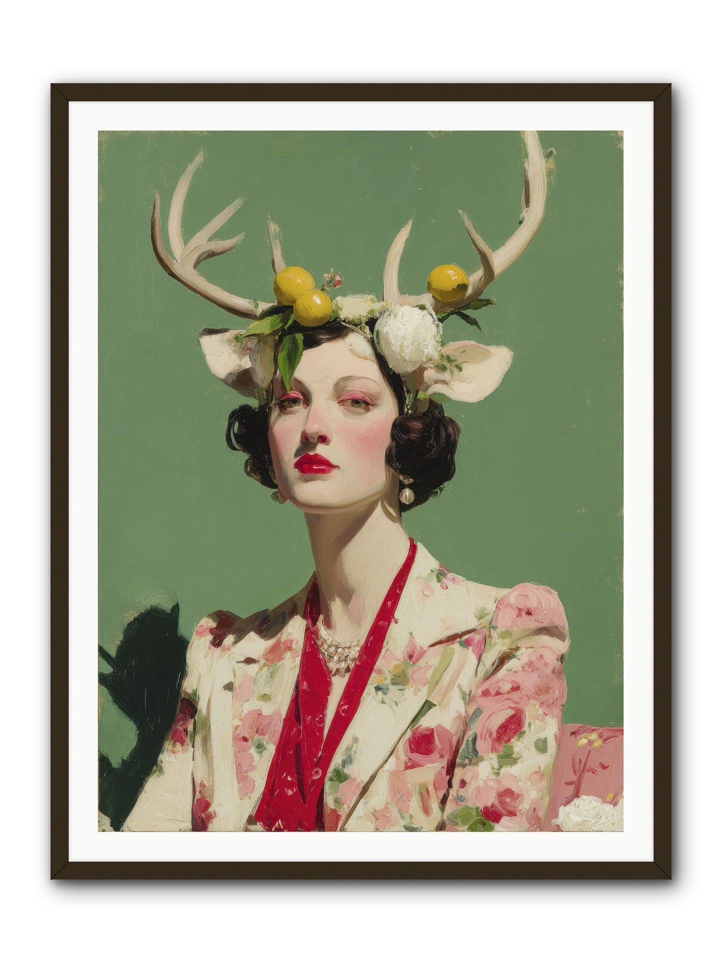 Beauty Required Imagination -- Framed Print - Black 36x48