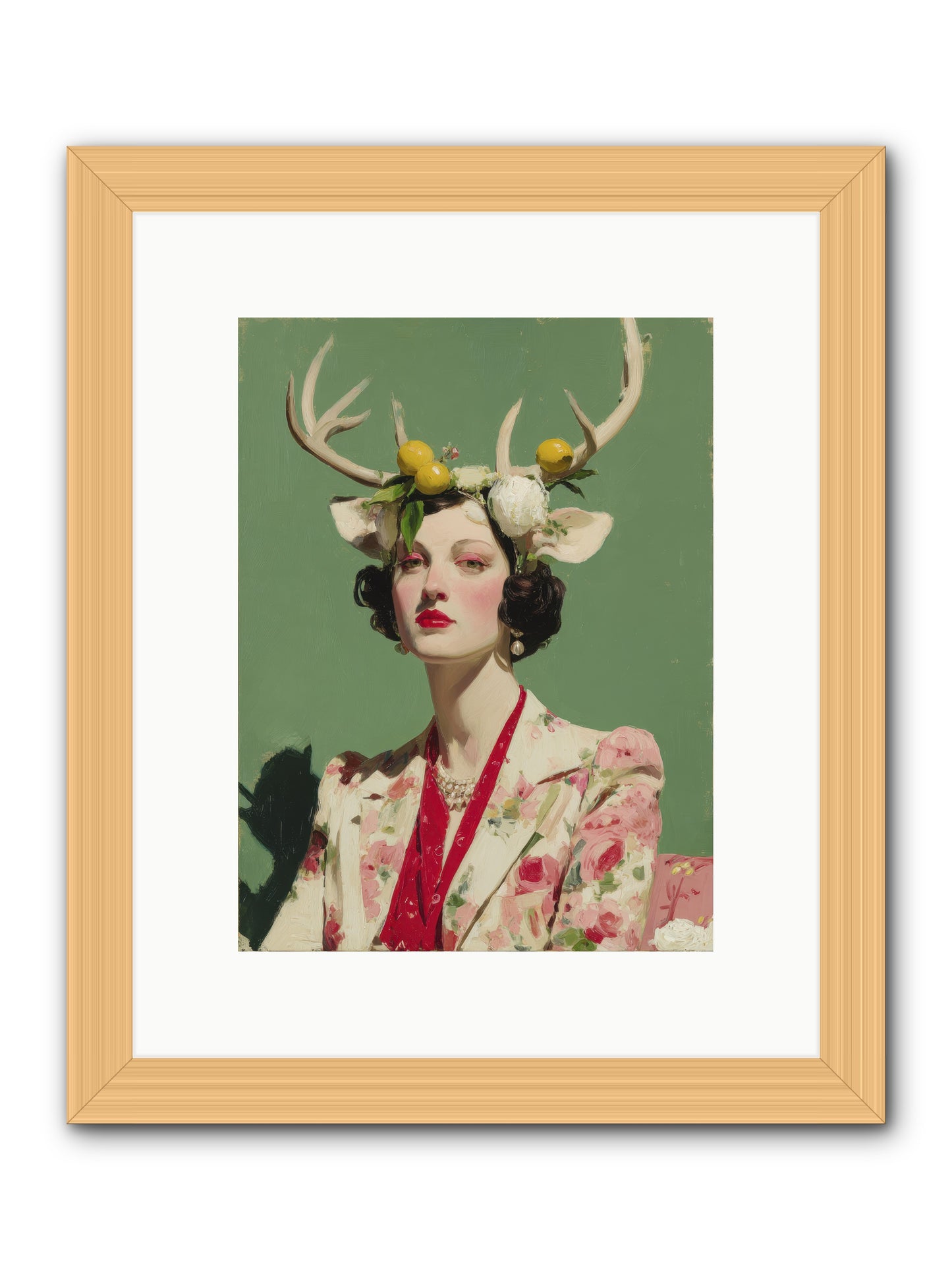 Beauty Required Imagination -- Framed Print - Natural 9x12