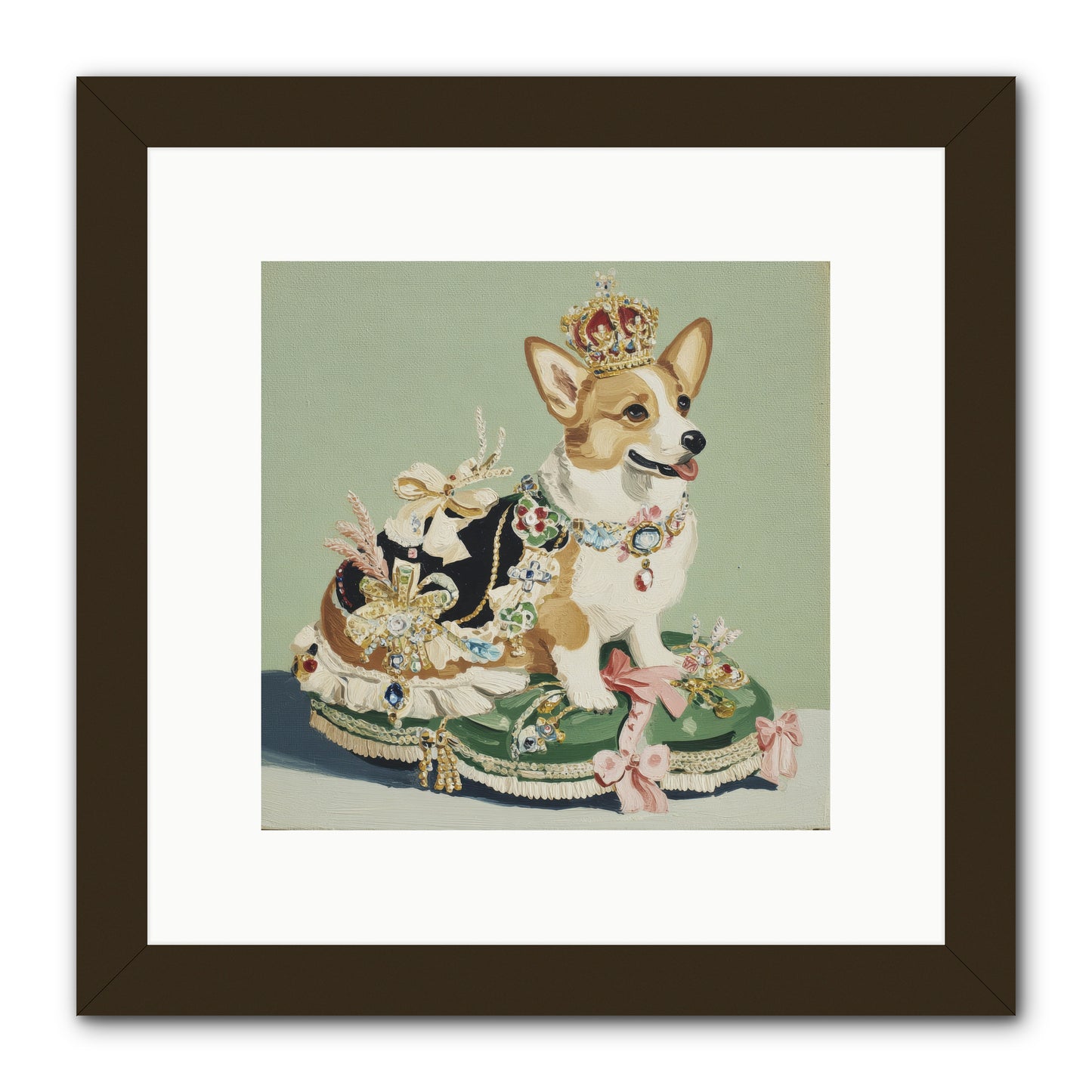 Beauty Takes the Stage -- Framed Print - Black 10x10