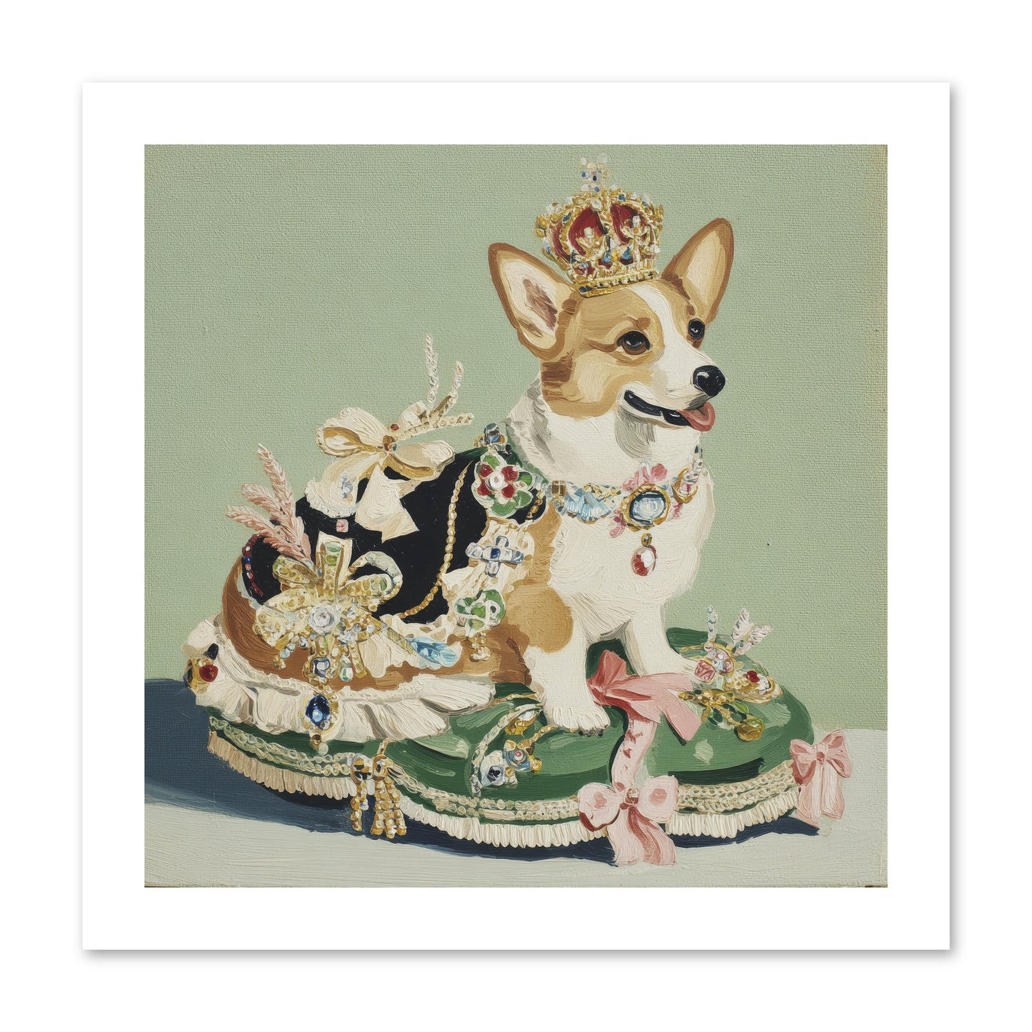 Beauty Takes the Stage -- Paper Print 12x12