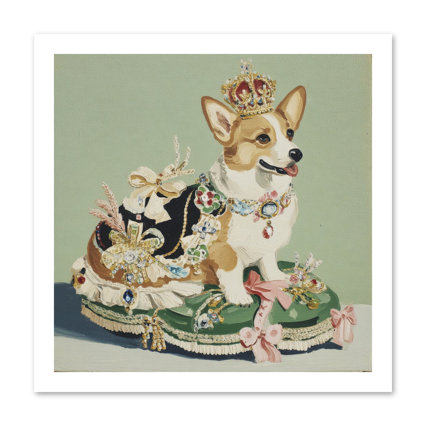 Beauty Takes the Stage -- Paper Print 16x16