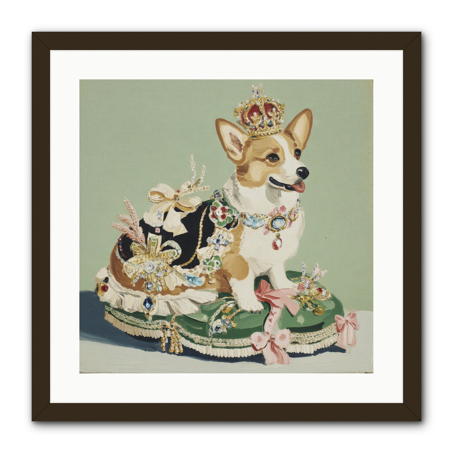 Beauty Takes the Stage -- Framed Print - Black 20x20