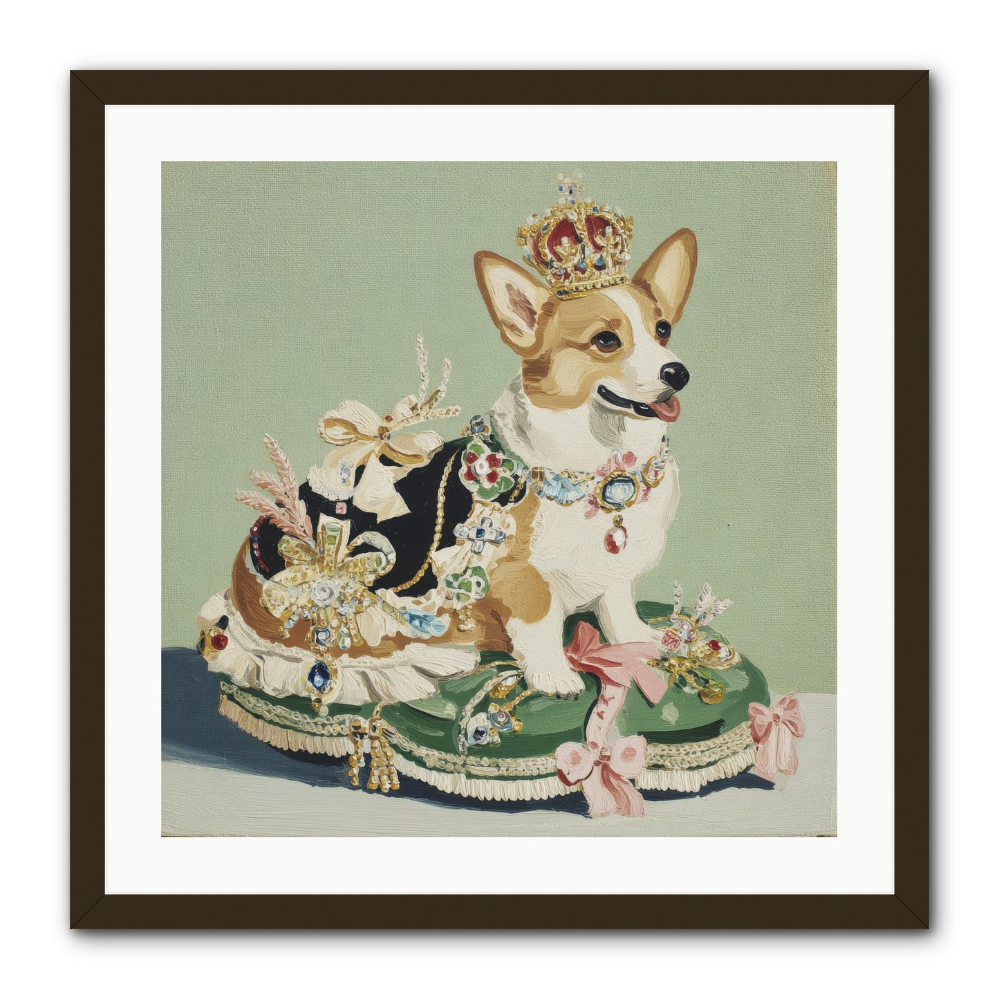 Beauty Takes the Stage -- Framed Print - Black 24x24