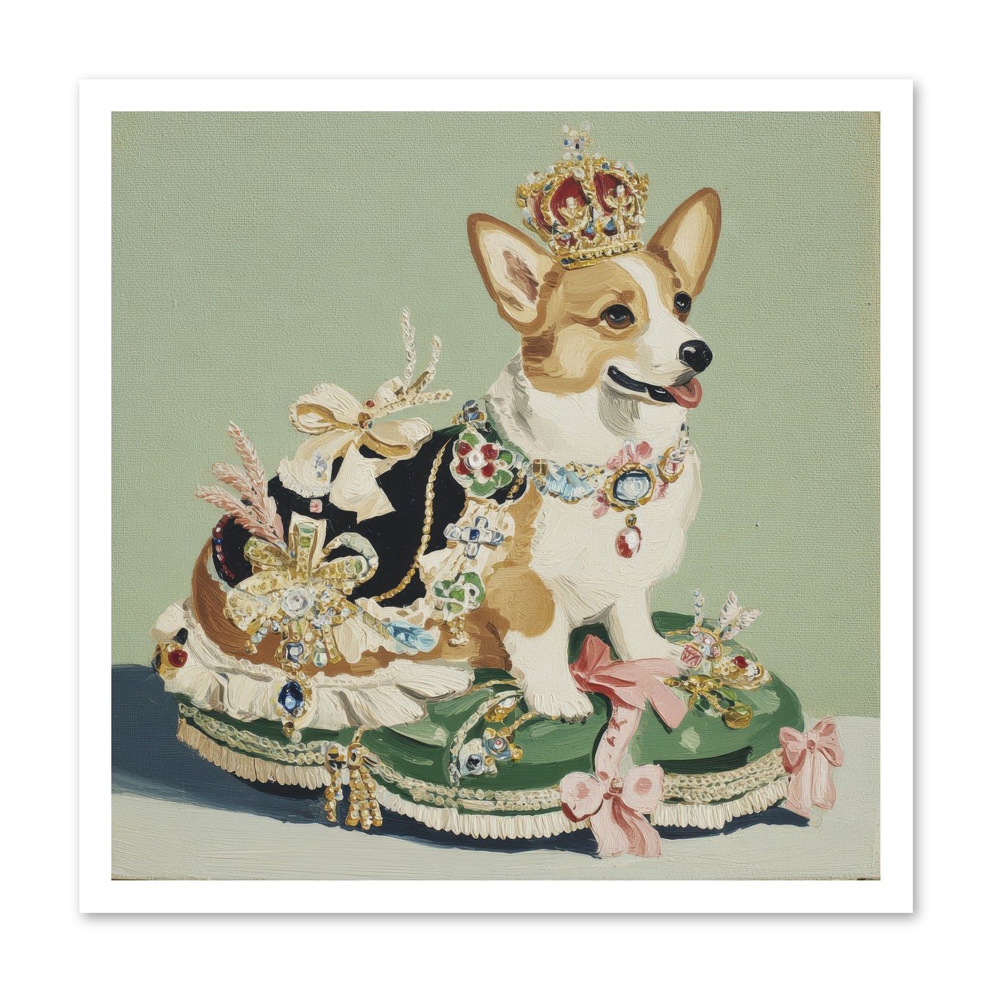 Beauty Takes the Stage -- Paper Print 24x24