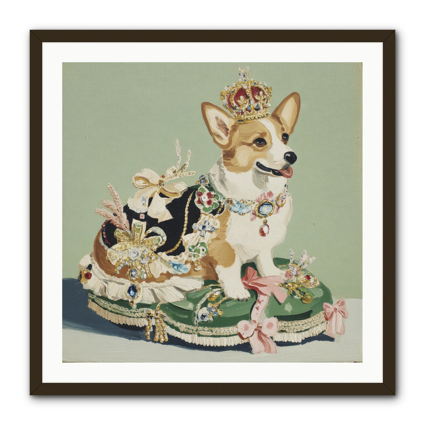 Beauty Takes the Stage -- Framed Print - Black 30x30