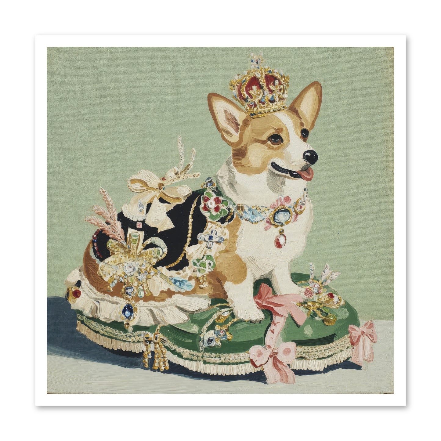 Beauty Takes the Stage -- Paper Print 30x30