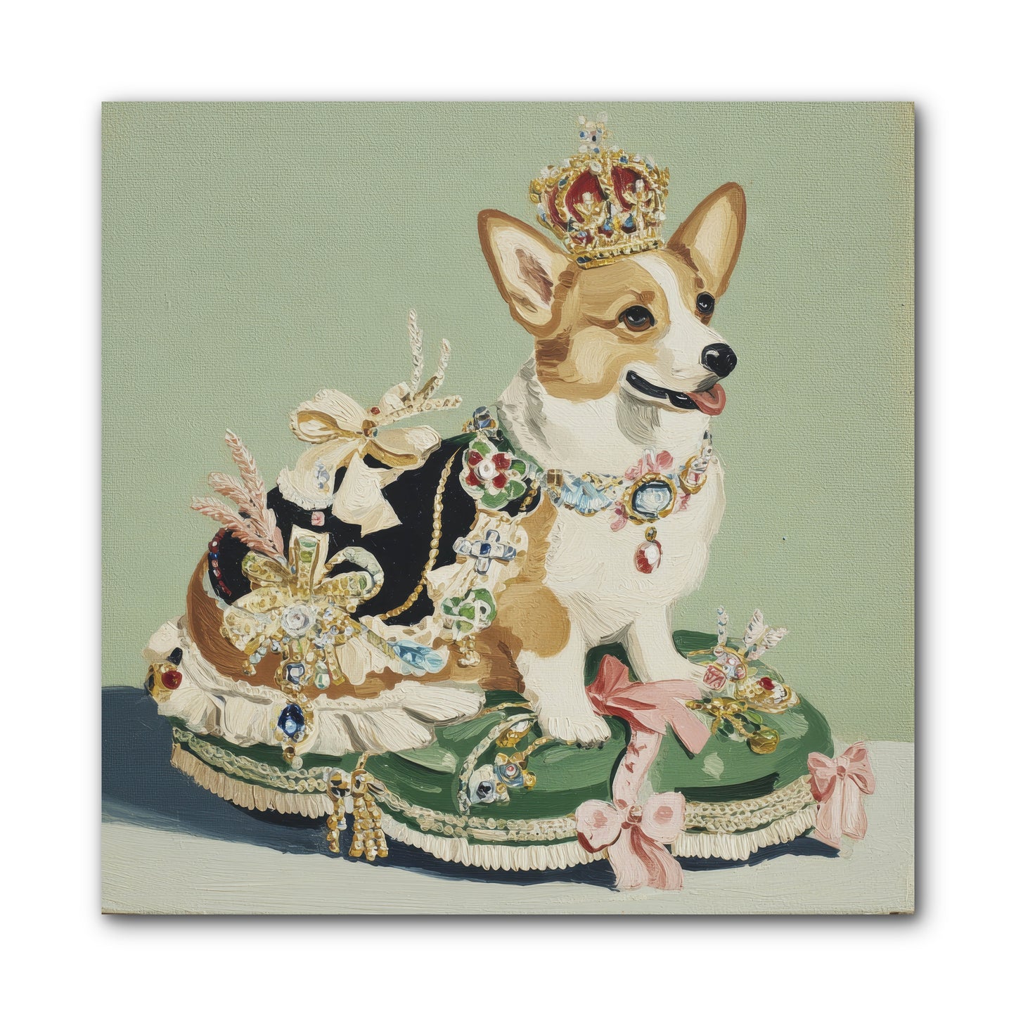 Beauty Takes the Stage -- Wrapped Canvas 10x10