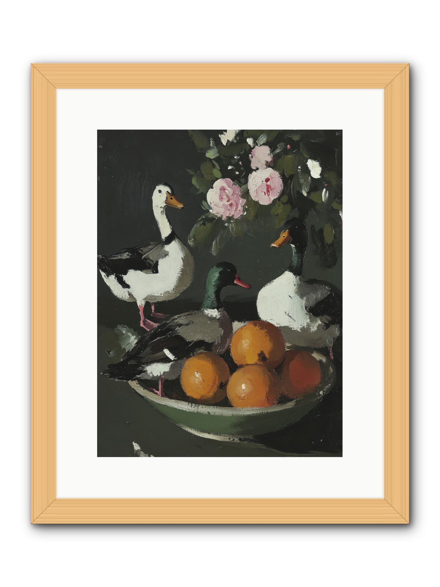 Beauty's True Form -- Framed Print - Natural 12x16