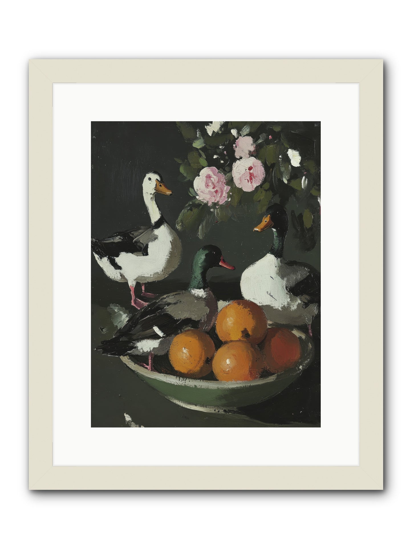 Beauty's True Form -- Framed Print - White 12x16