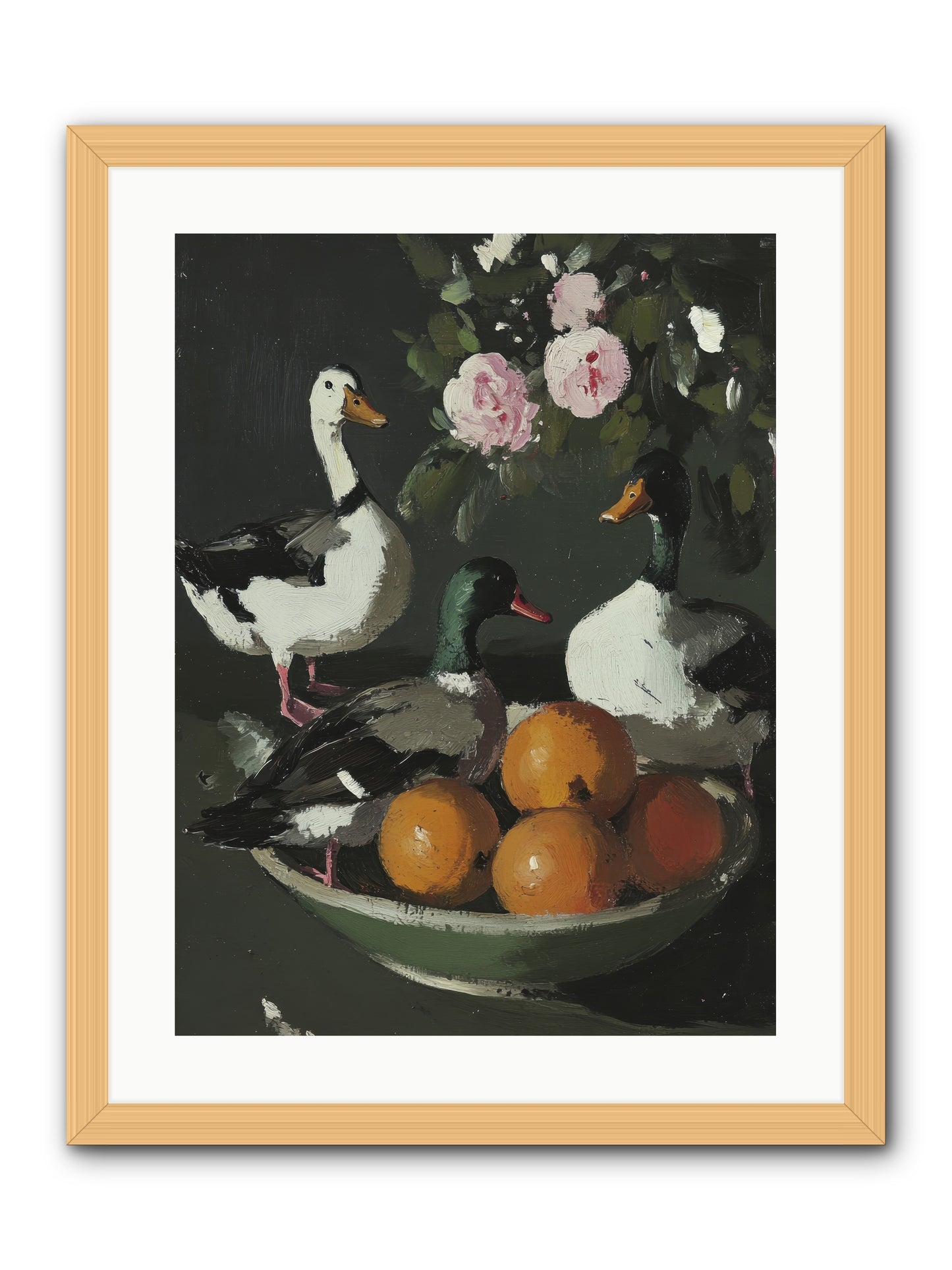 Beauty's True Form -- Framed Print - Natural 18x24