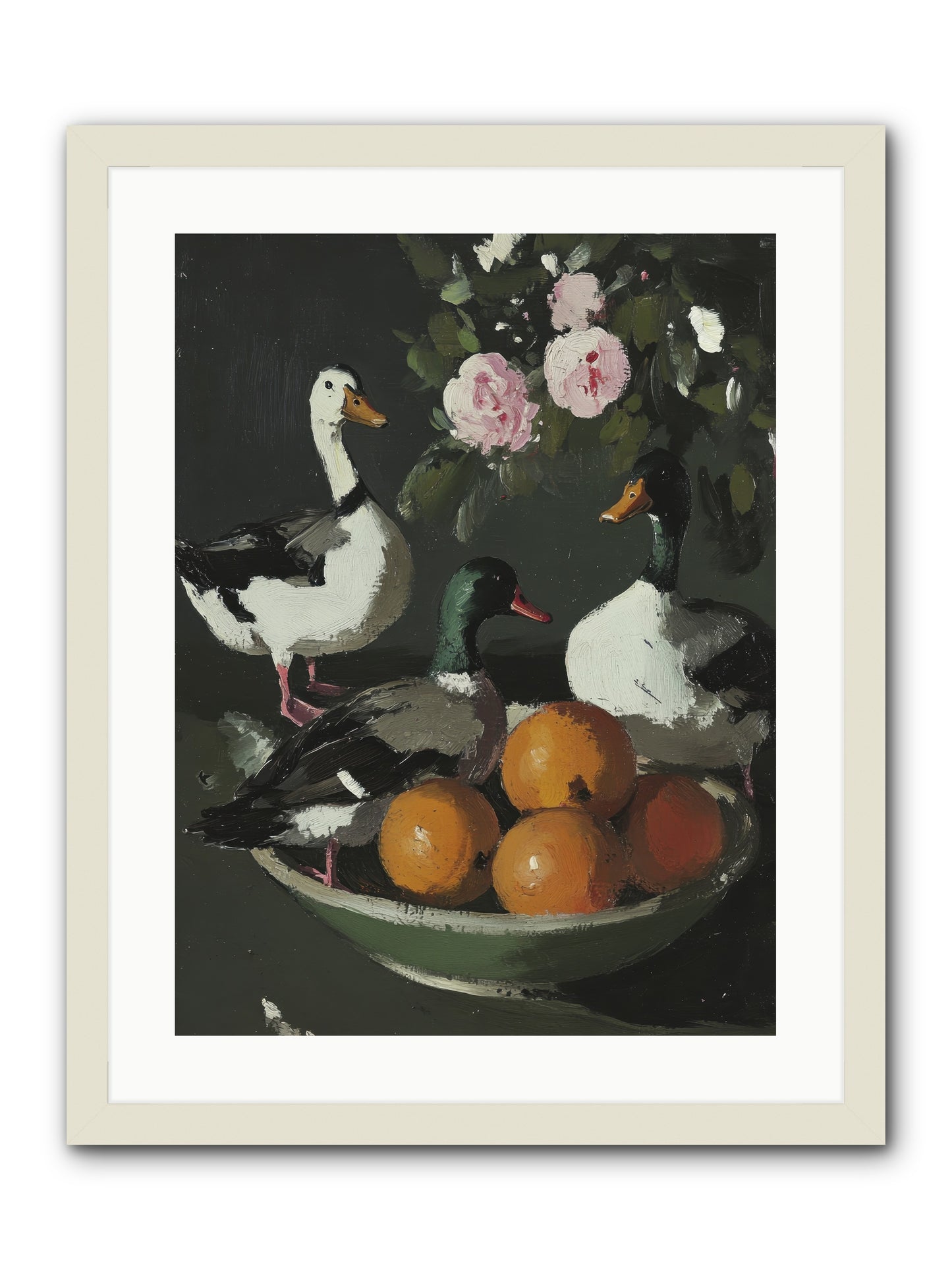Beauty's True Form -- Framed Print - White 18x24
