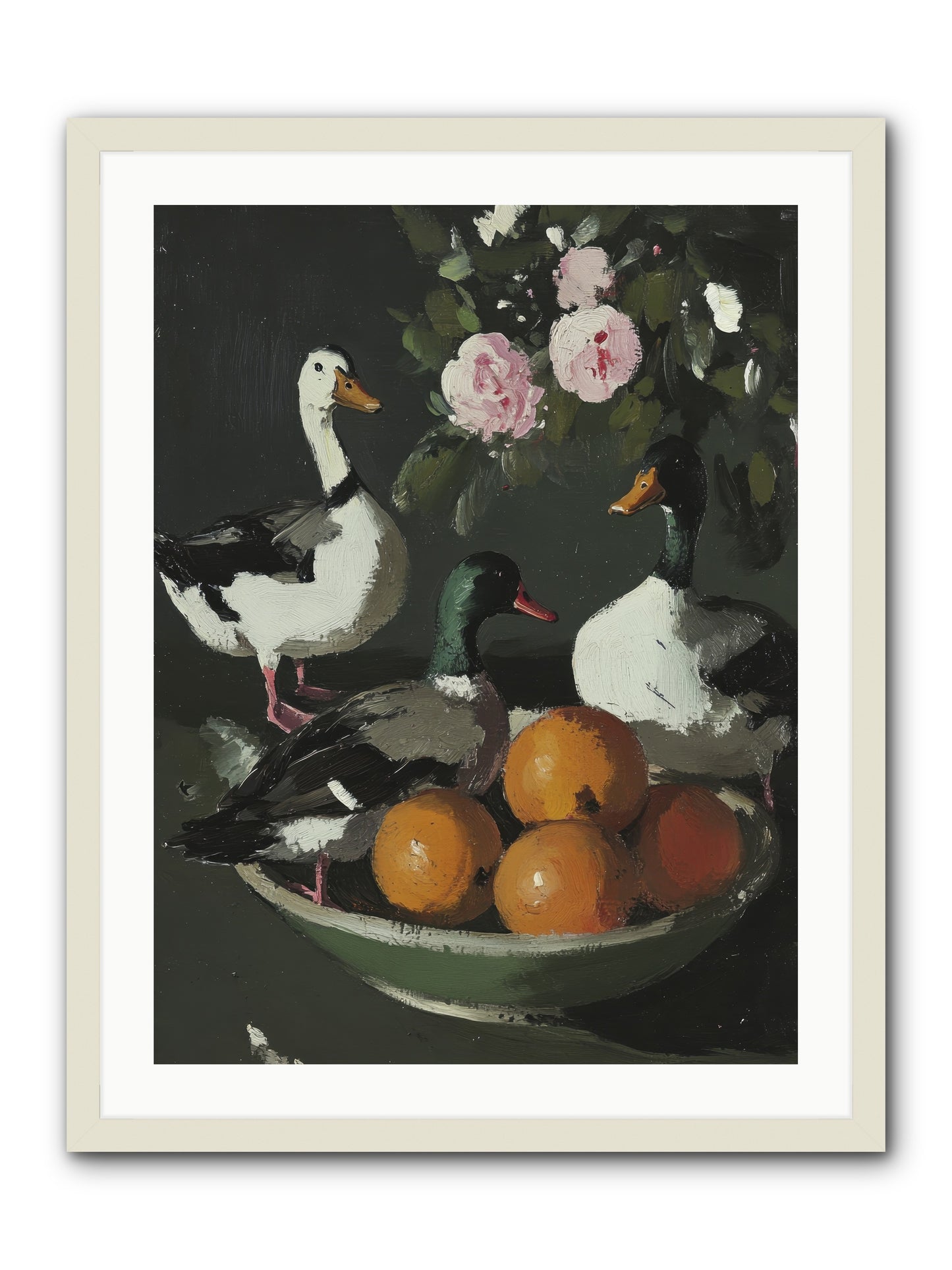 Beauty's True Form -- Framed Print - White 24x32