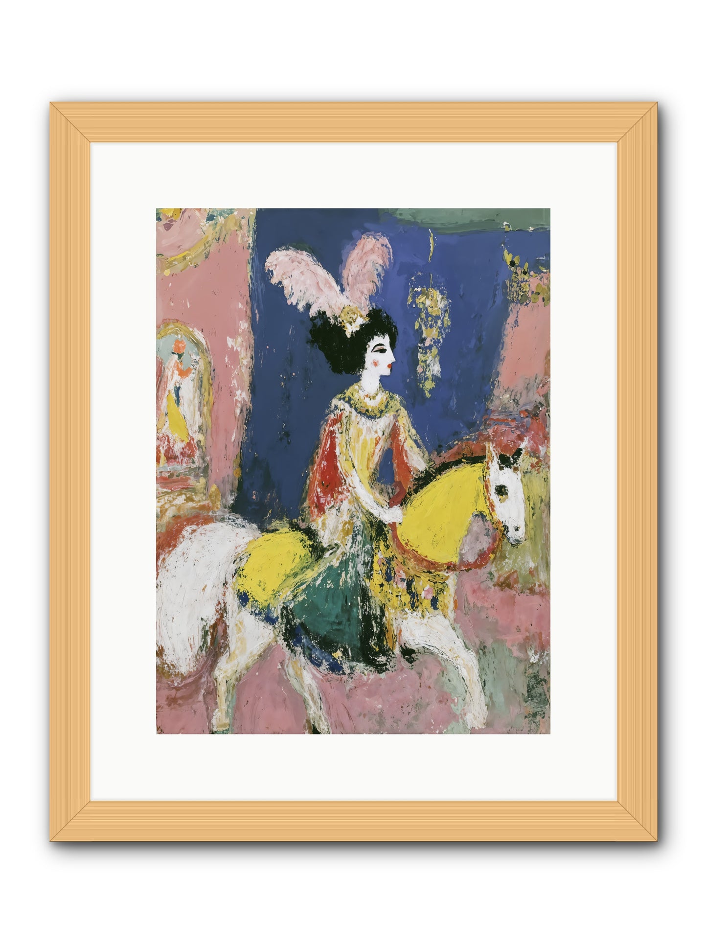 Becoming Royalty -- Framed Print - Natural 12x16