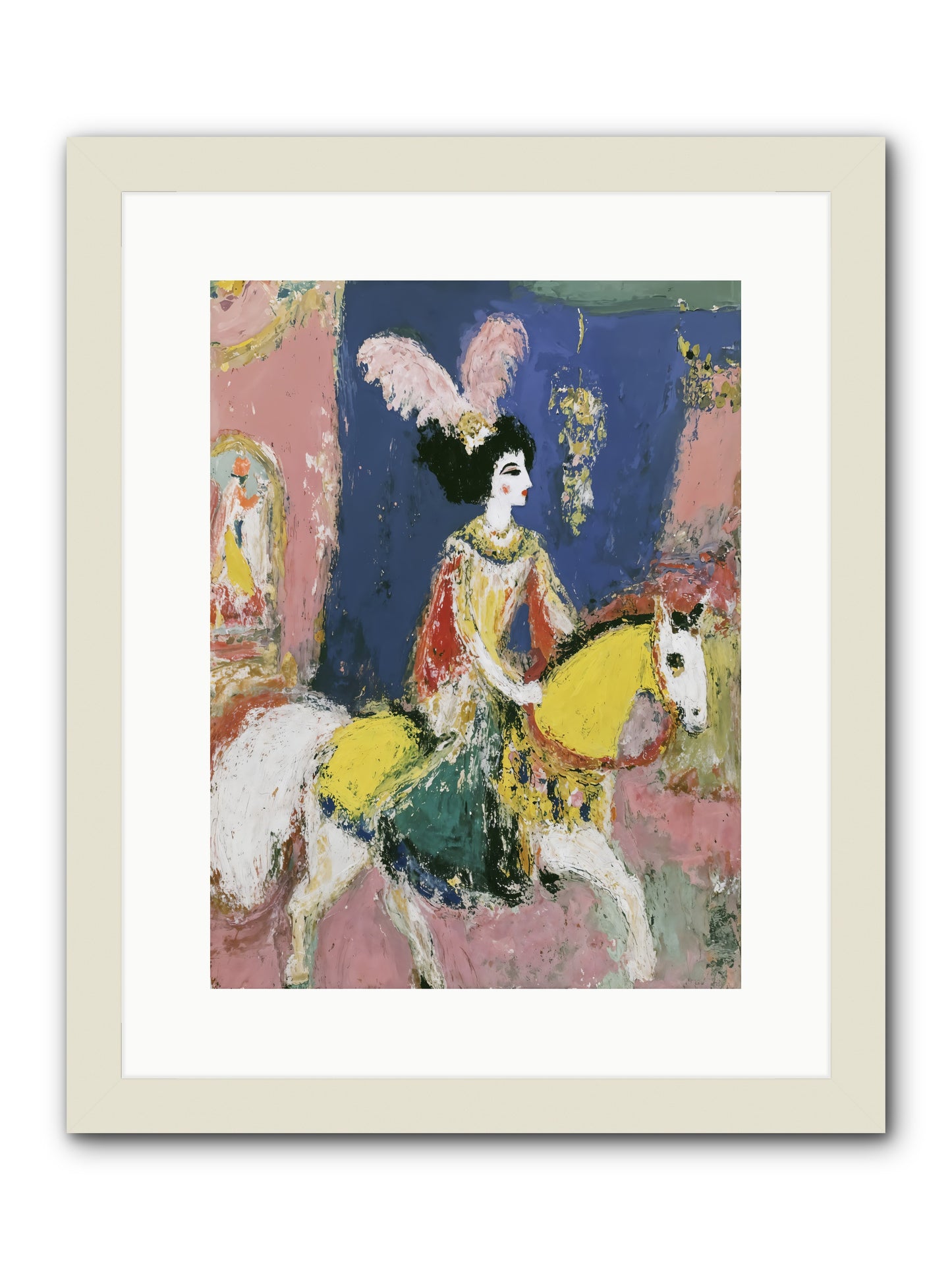 Becoming Royalty -- Framed Print - White 12x16