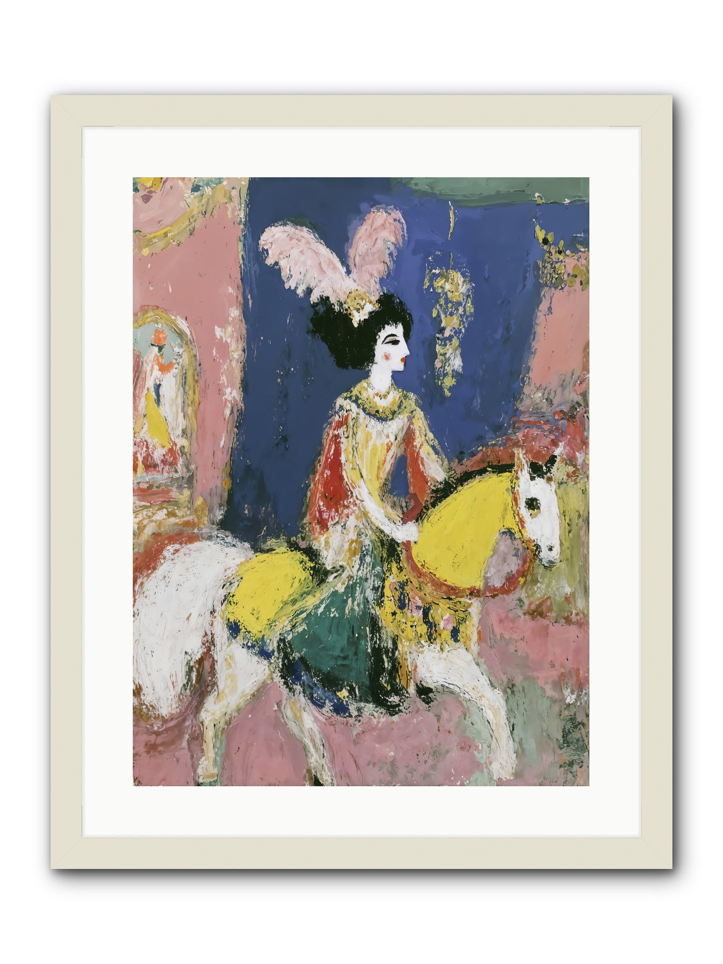 Becoming Royalty -- Framed Print - White 18x24