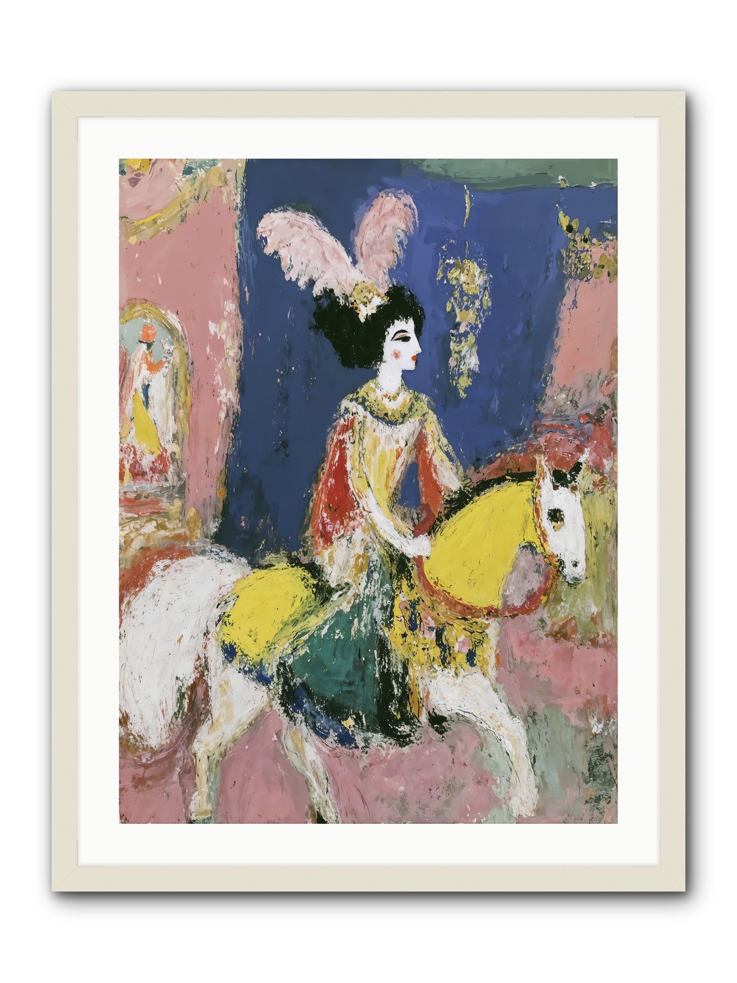 Becoming Royalty -- Framed Print - White 24x32