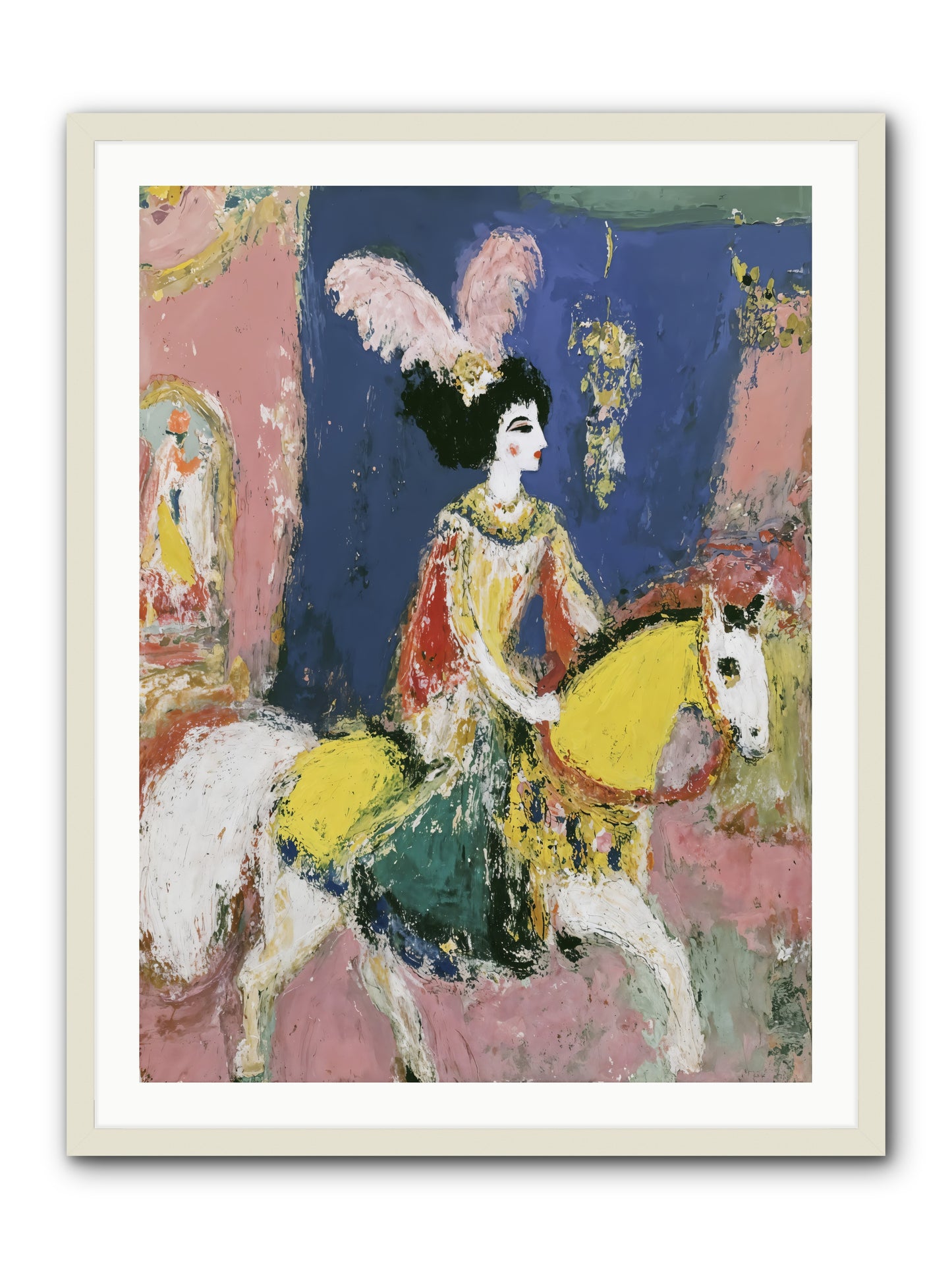 Becoming Royalty -- Framed Print - White 30x40