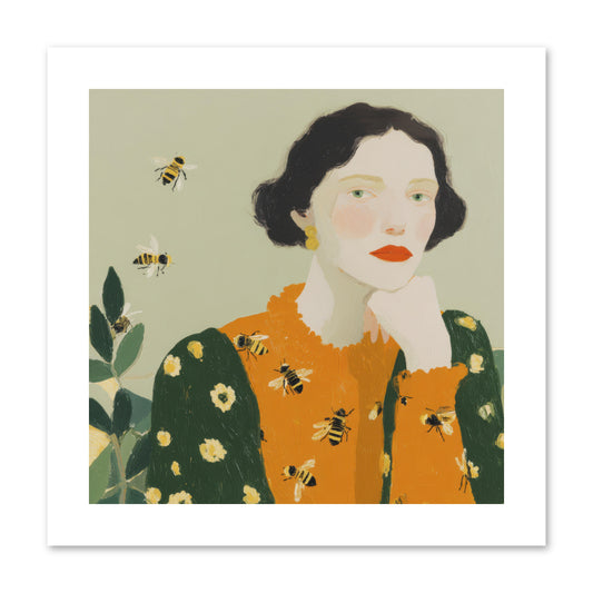 Beekeeper's Secret Joy -- Paper Print 10x10