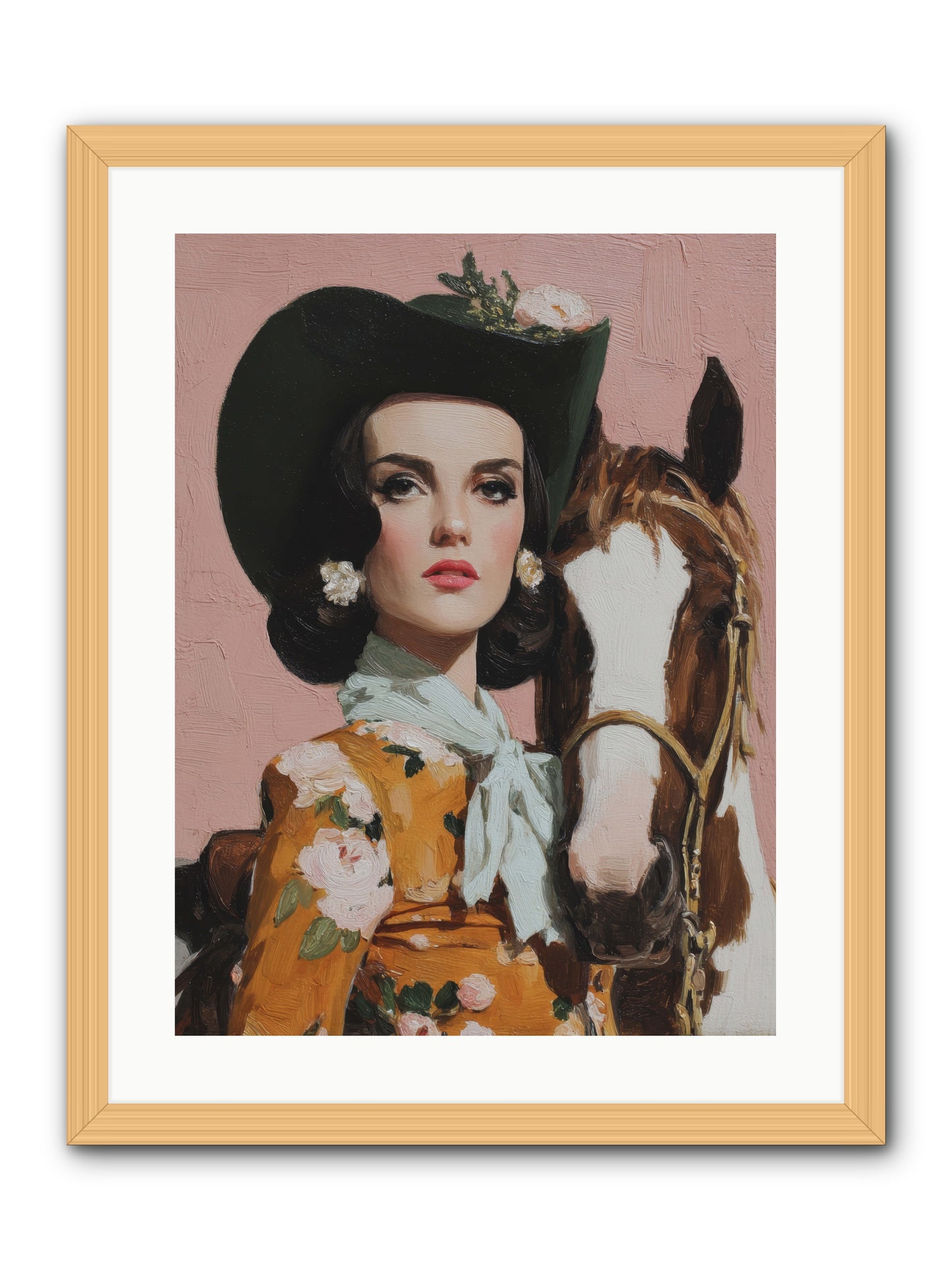 Before Words, This -- Framed Print - Natural 18x24