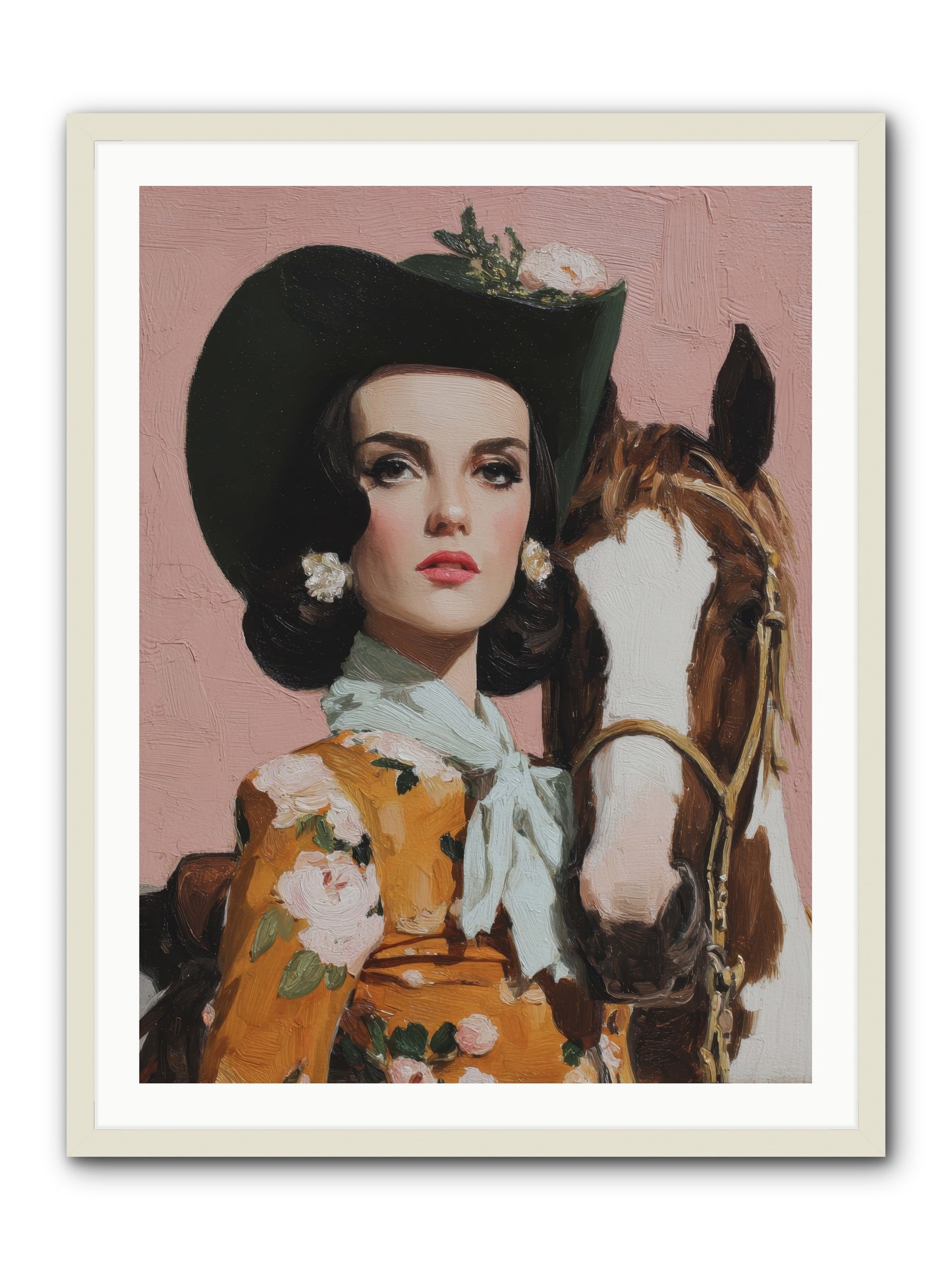 Before Words, This -- Framed Print - White 30x40