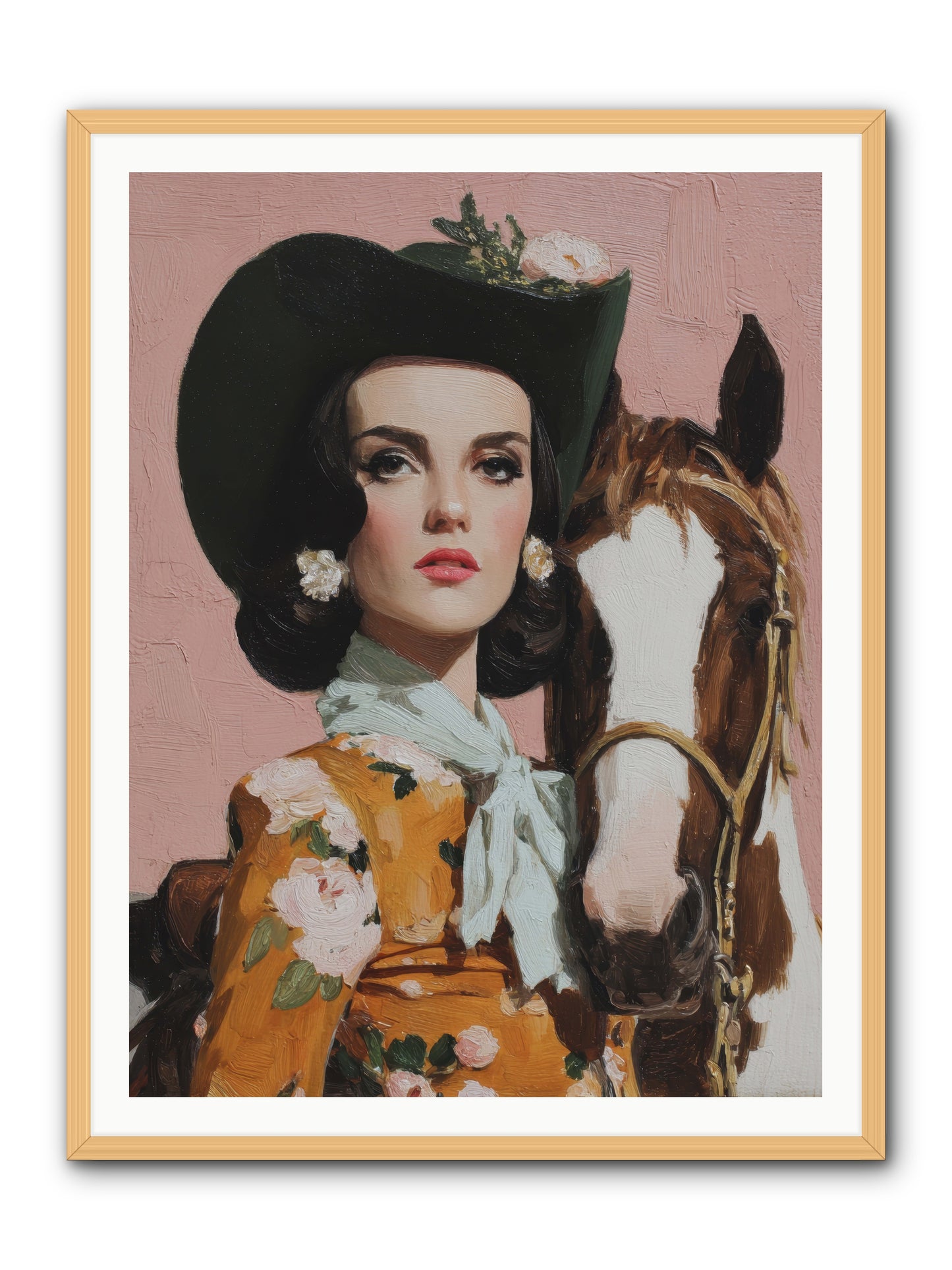 Before Words, This -- Framed Print - Natural 36x48