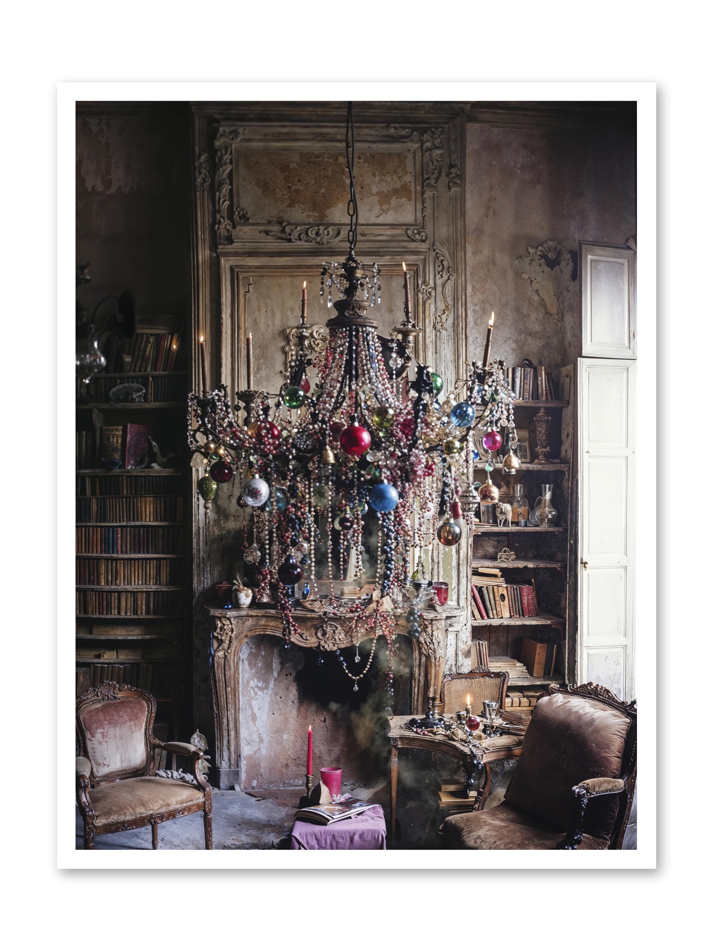 Behind The Velvet Drapes -- Paper Print 30x40