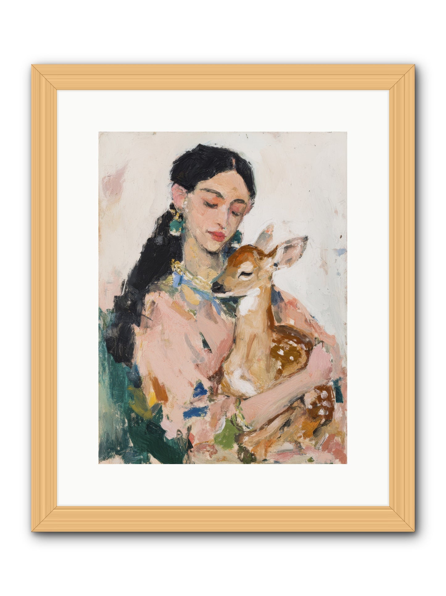 Bellamy & Birch-REZ -- Framed Print - Natural 12x16