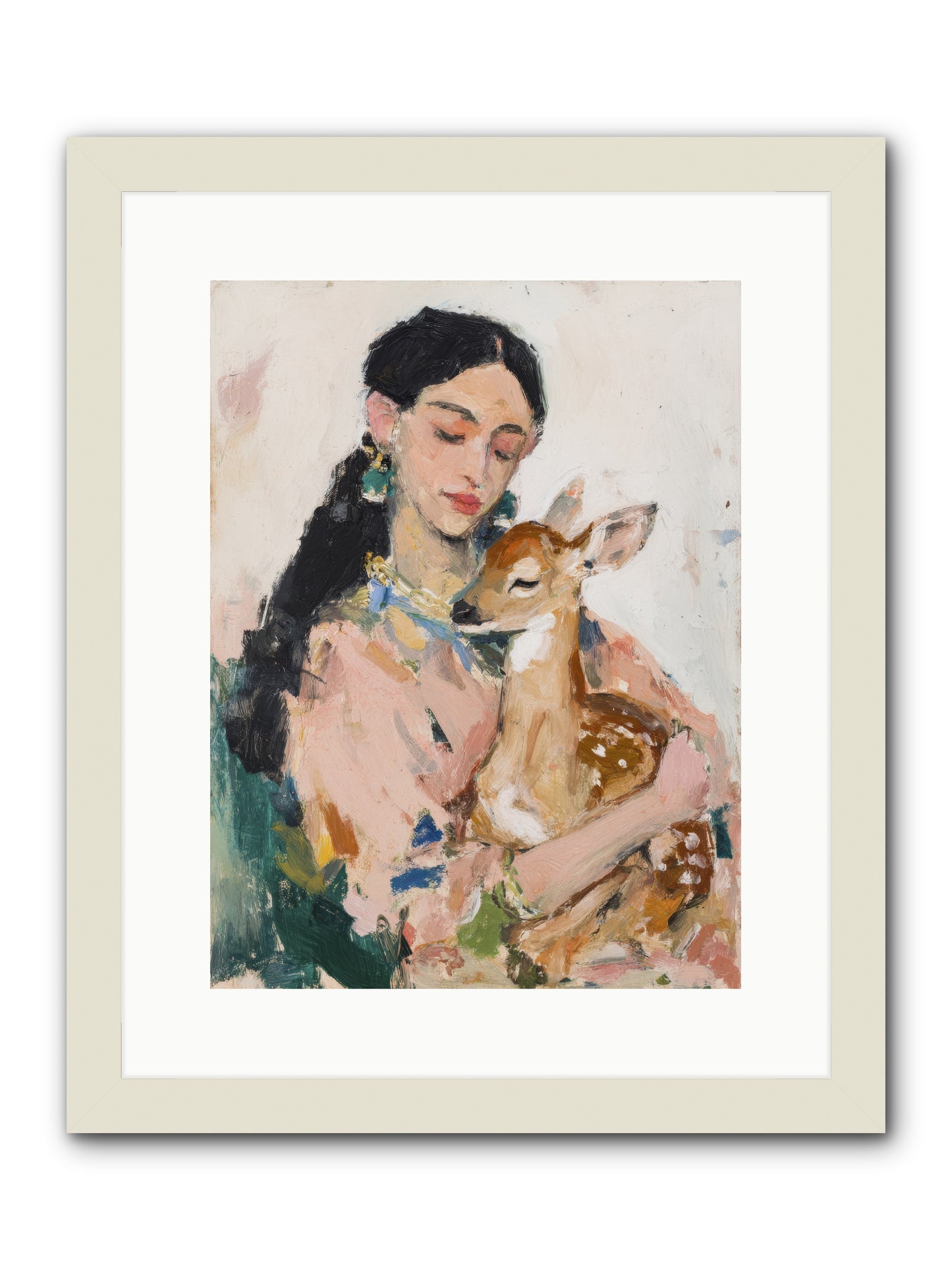 Bellamy & Birch-REZ -- Framed Print - White 12x16