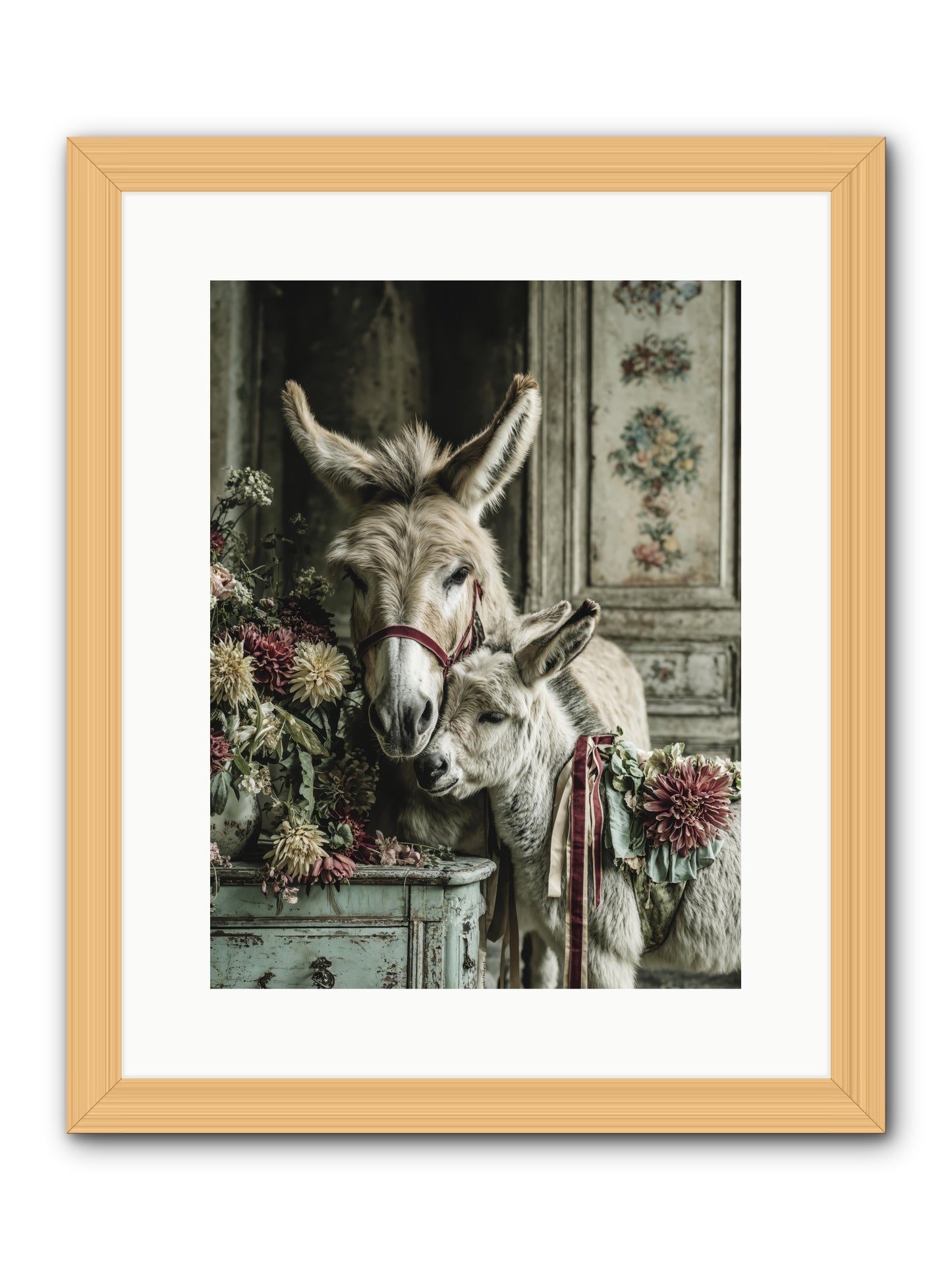 Beloved -- Framed Print - Natural 12x16