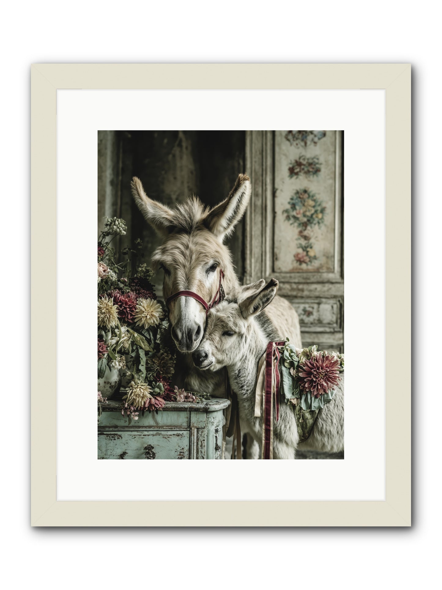 Beloved -- Framed Print - White 12x16