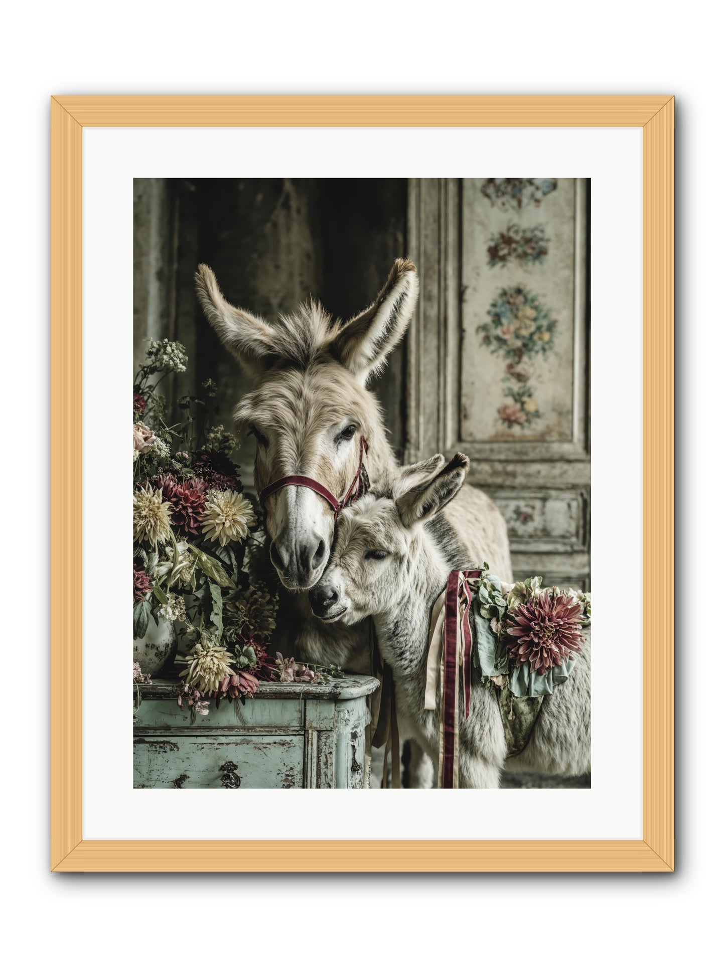 Beloved -- Framed Print - Natural 18x24