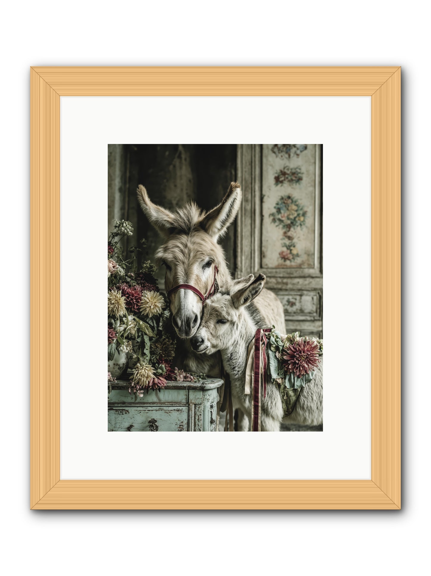 Beloved -- Framed Print - Natural 9x12