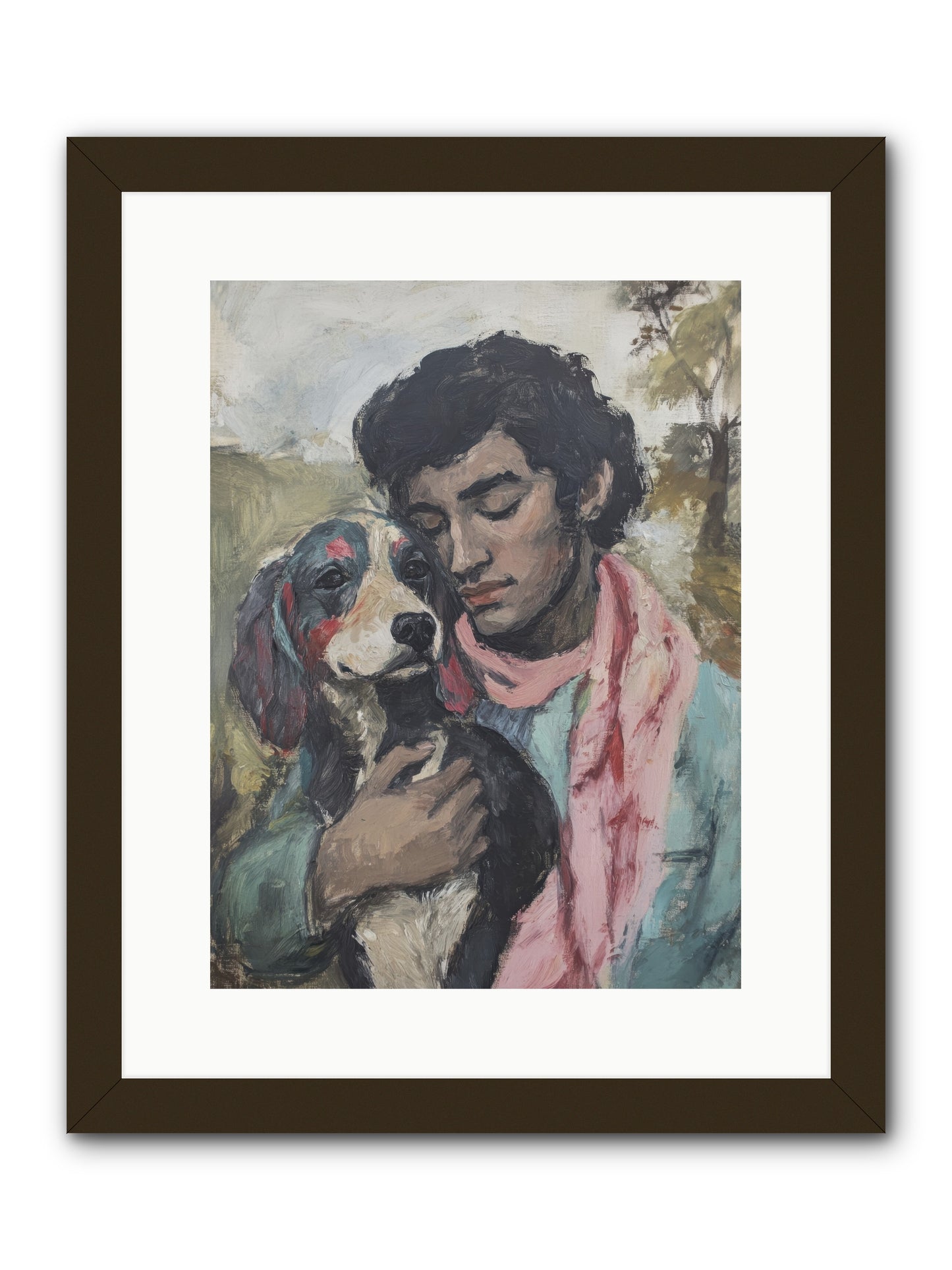Beloved Little Soul -- Framed Print - Black 12x16