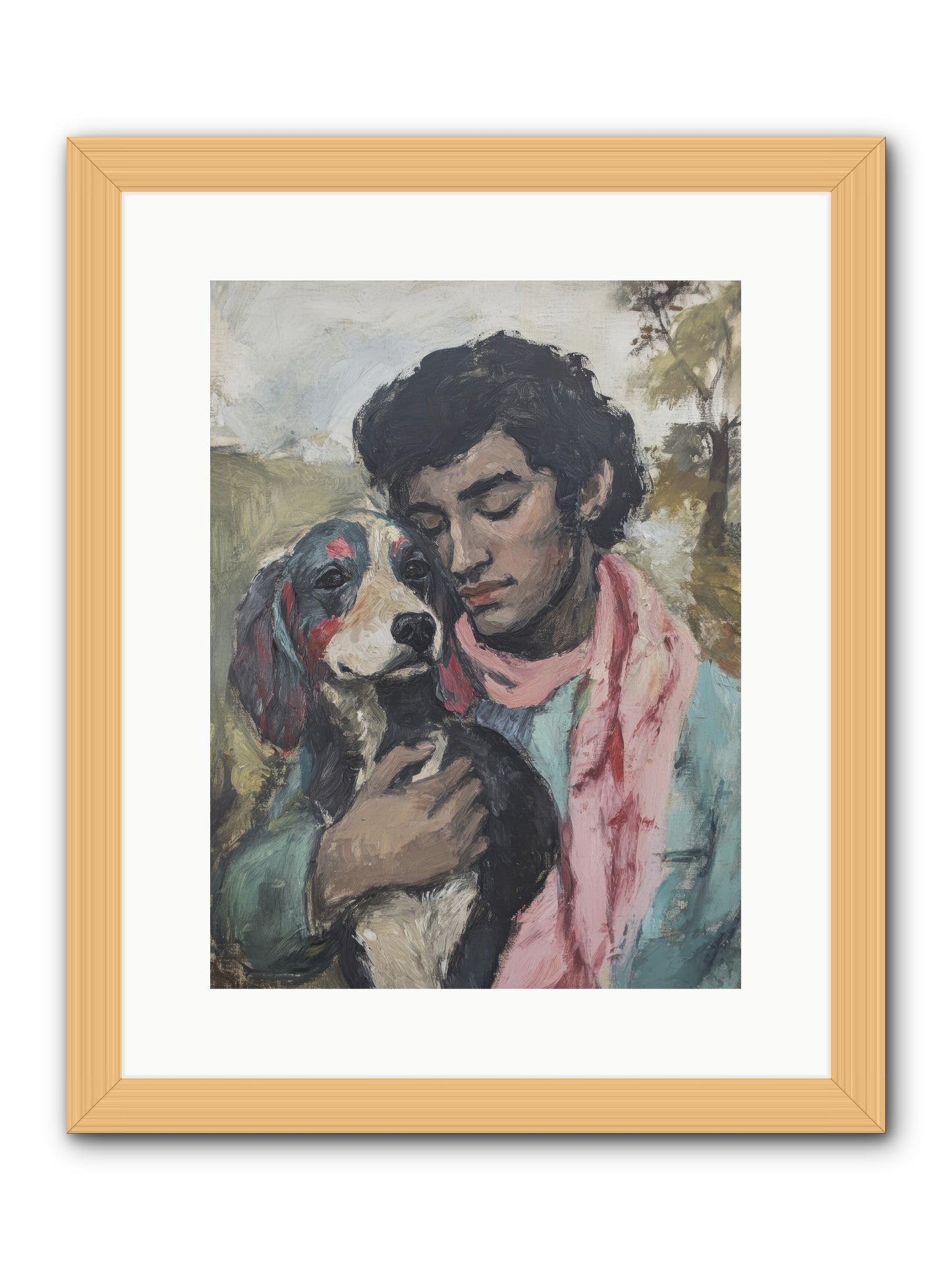 Beloved Little Soul -- Framed Print - Natural 12x16