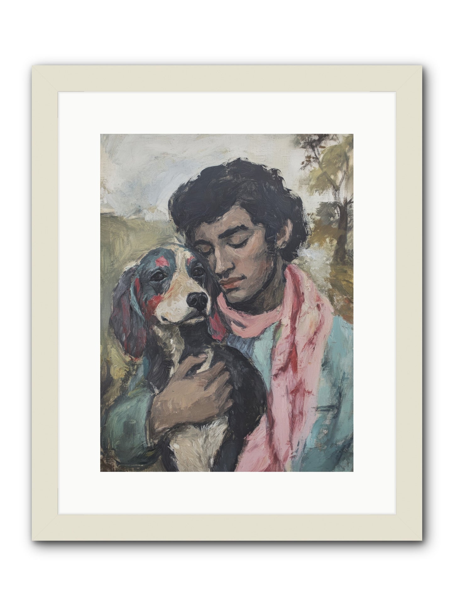 Beloved Little Soul -- Framed Print - White 12x16