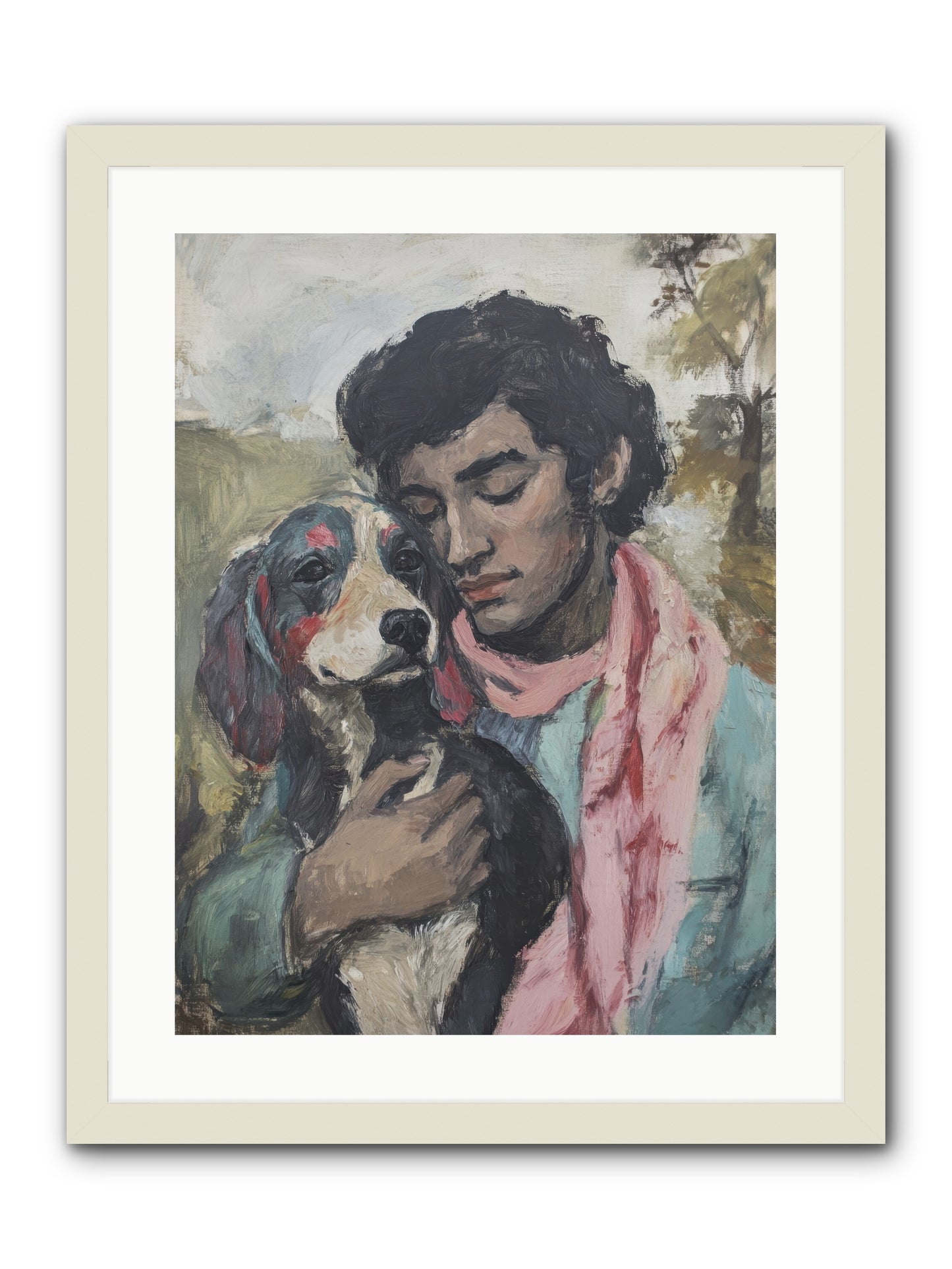 Beloved Little Soul -- Framed Print - White 18x24
