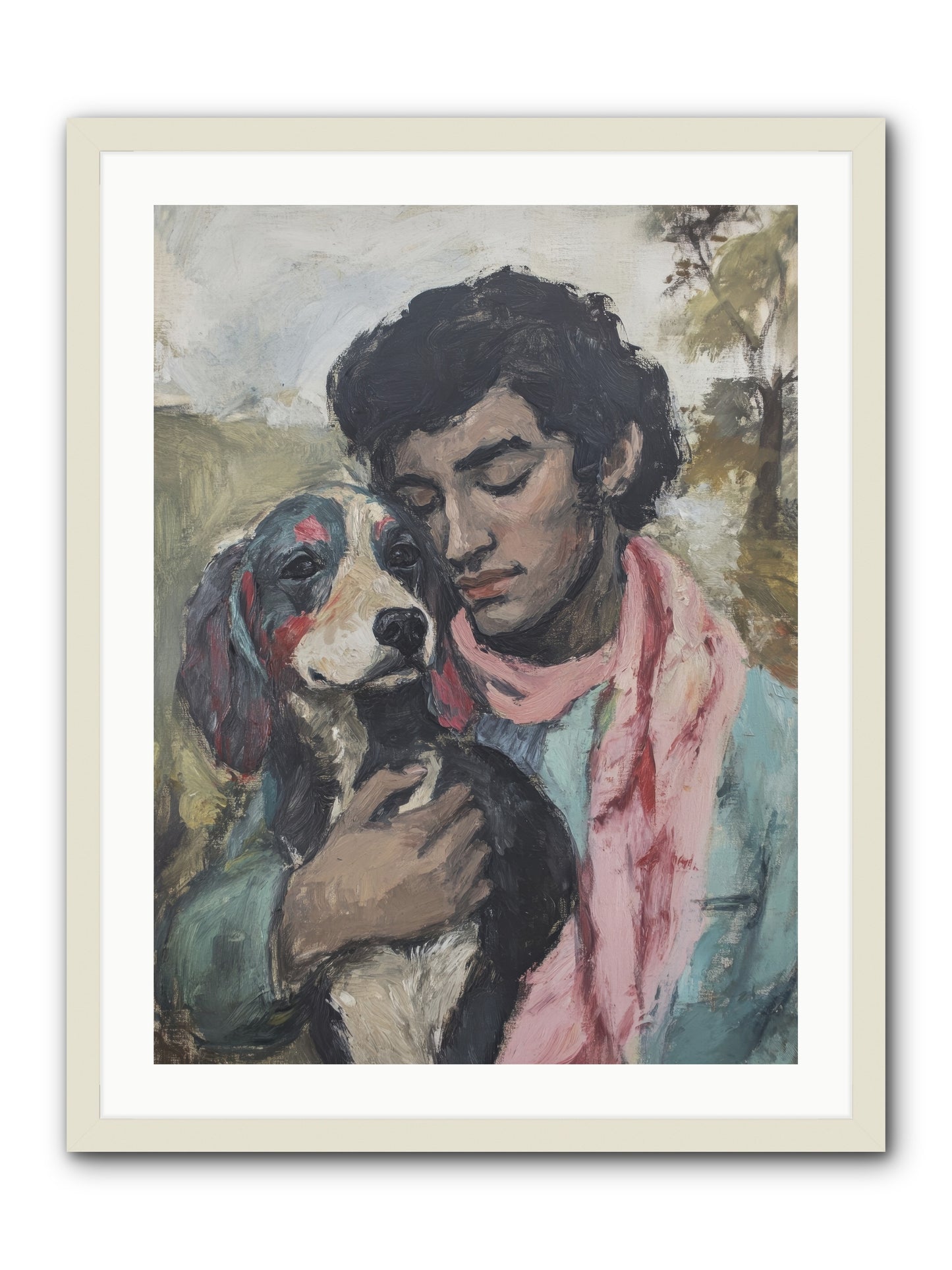 Beloved Little Soul -- Framed Print - White 24x32