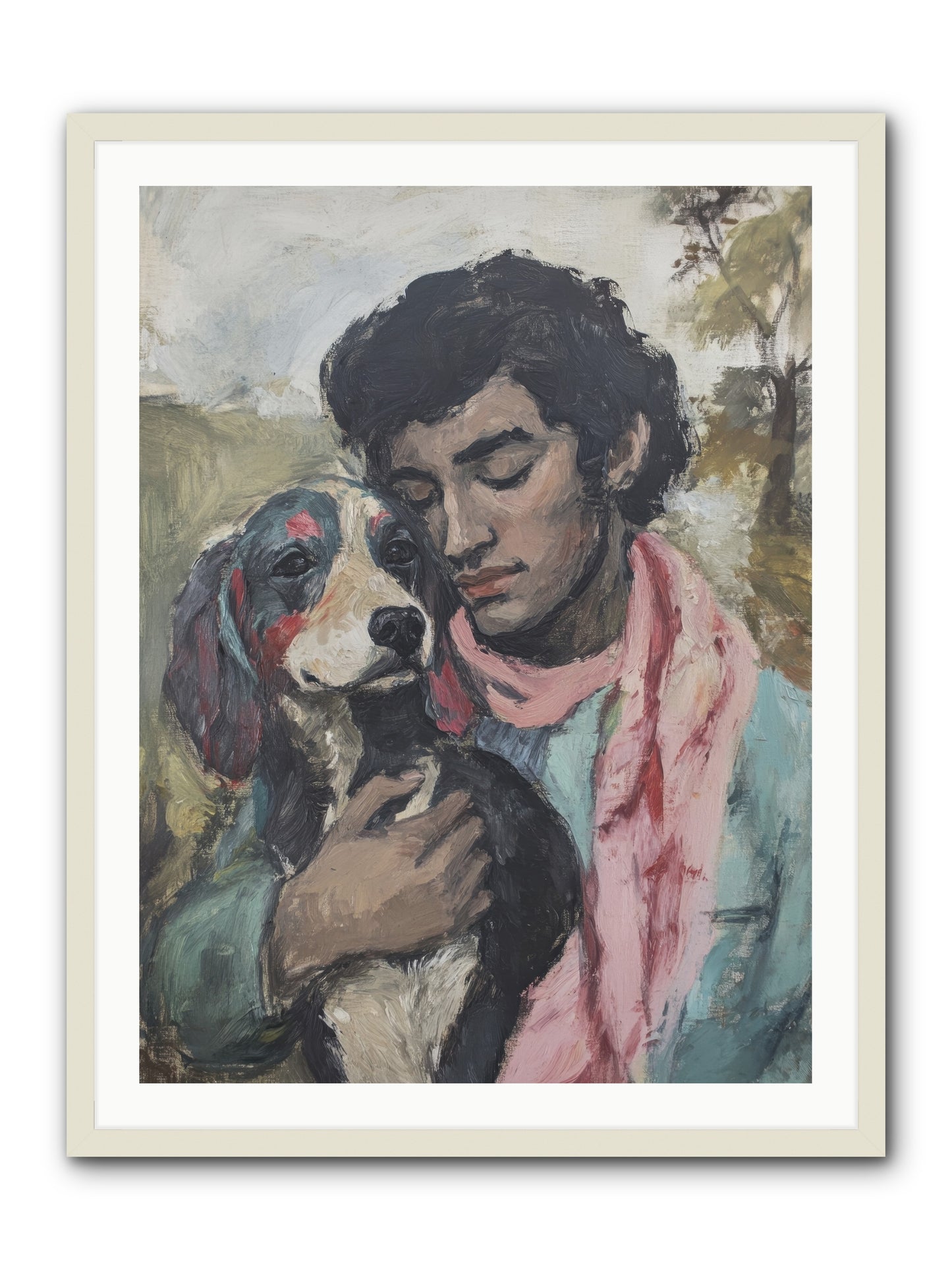 Beloved Little Soul -- Framed Print - White 30x40