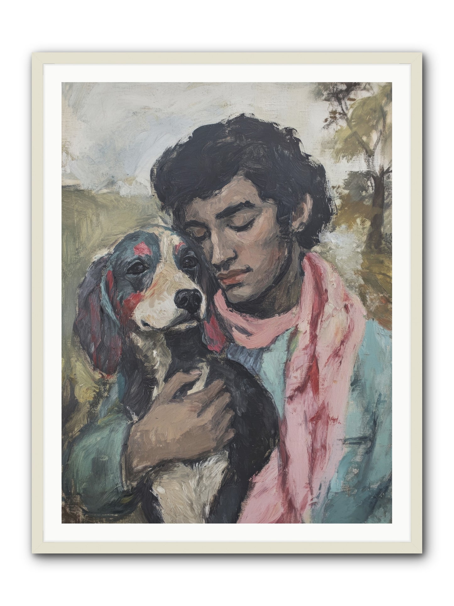 Beloved Little Soul -- Framed Print - White 36x48