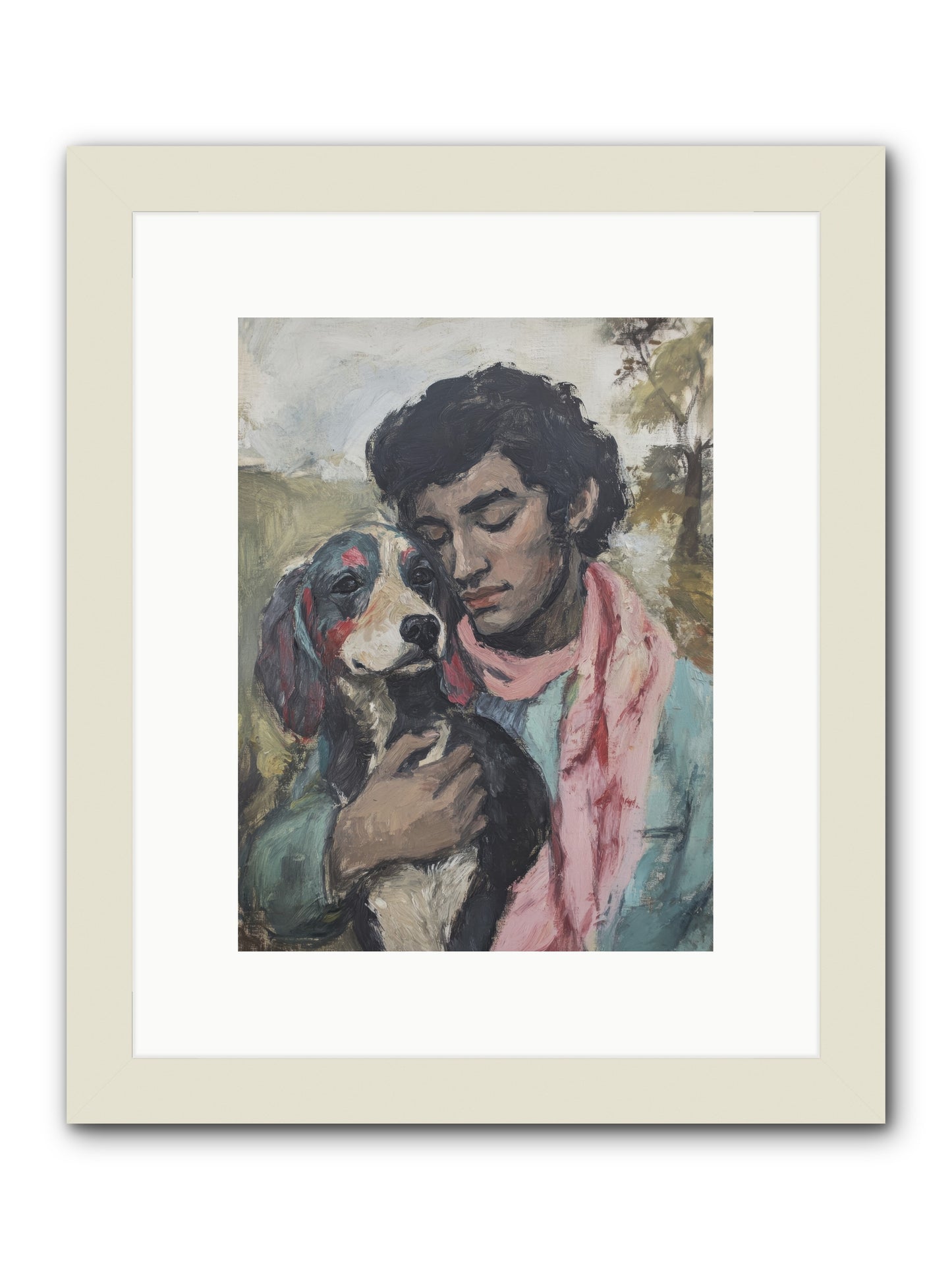 Beloved Little Soul -- Framed Print - White 9x12