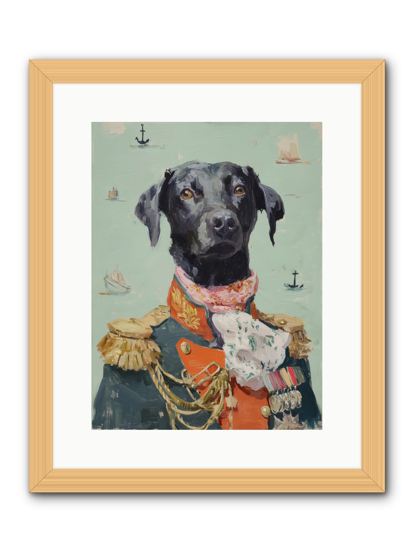 Beloved Rogue -- Framed Print - Natural 12x16