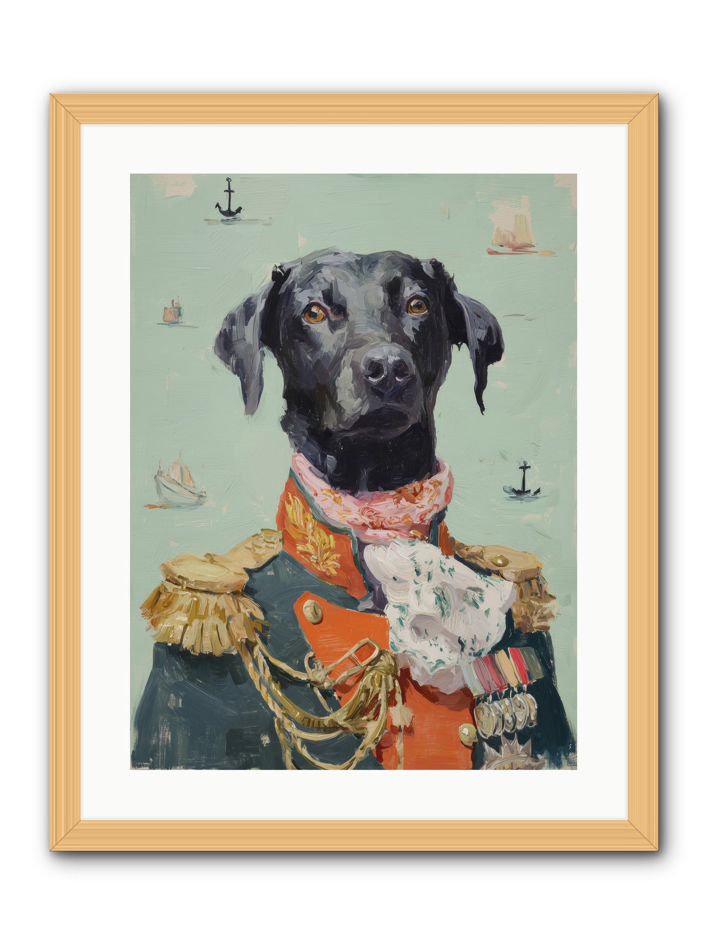Beloved Rogue -- Framed Print - Natural 18x24
